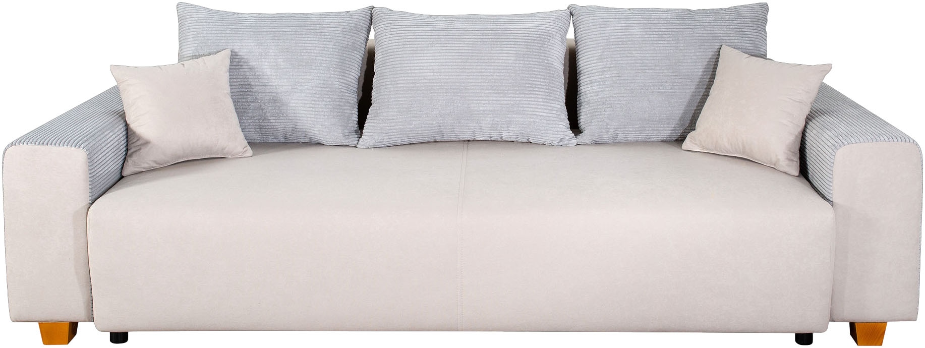 COLLECTION AB Schlafsofa »Yves, Liegefläche (B/T): 142/194 cm«, inkl. Bettfunktion, Bettkasten, Federkern & Zierkissen