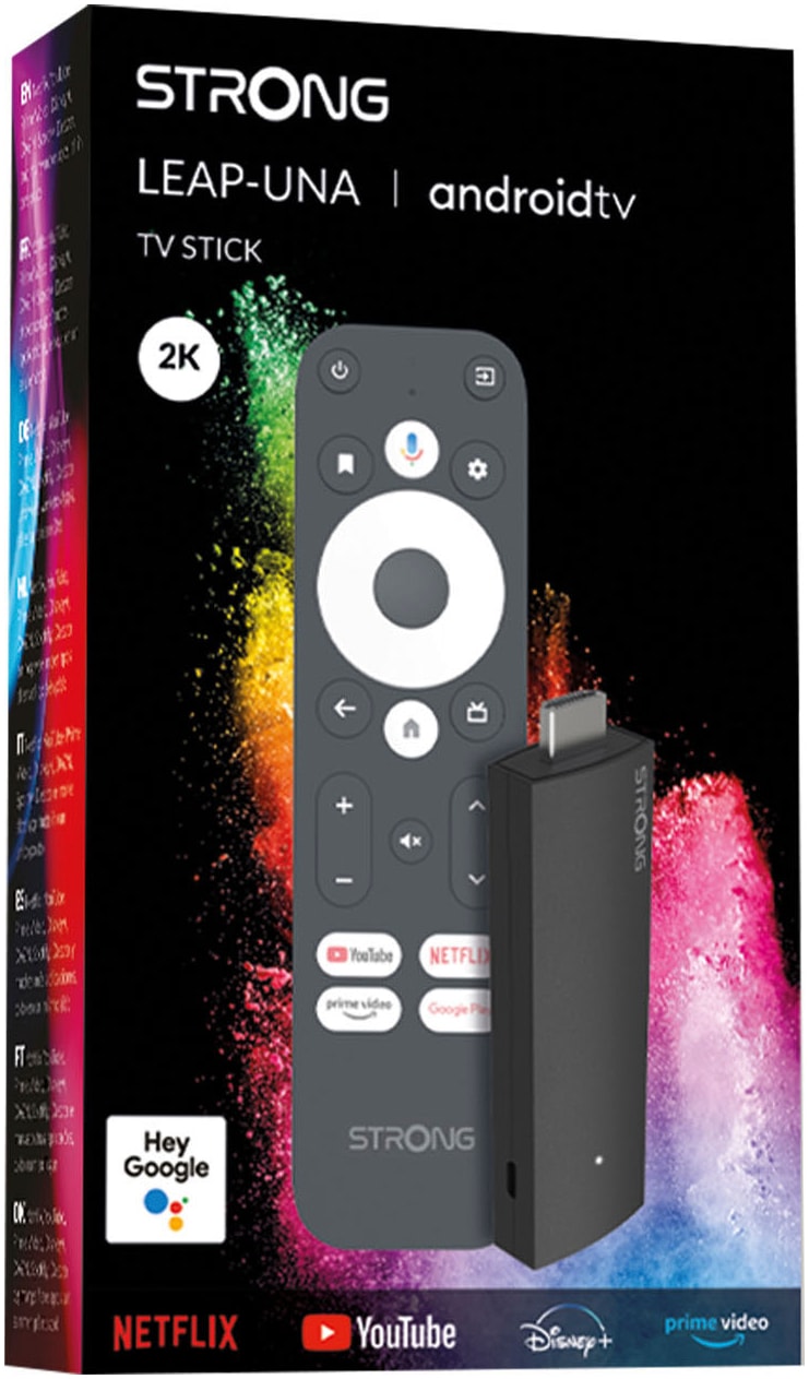 Strong Streaming-Stick »LEAP-UNA«, Video-Streaming: Netflix, Youtube, Amazon Prime Video, Disney+