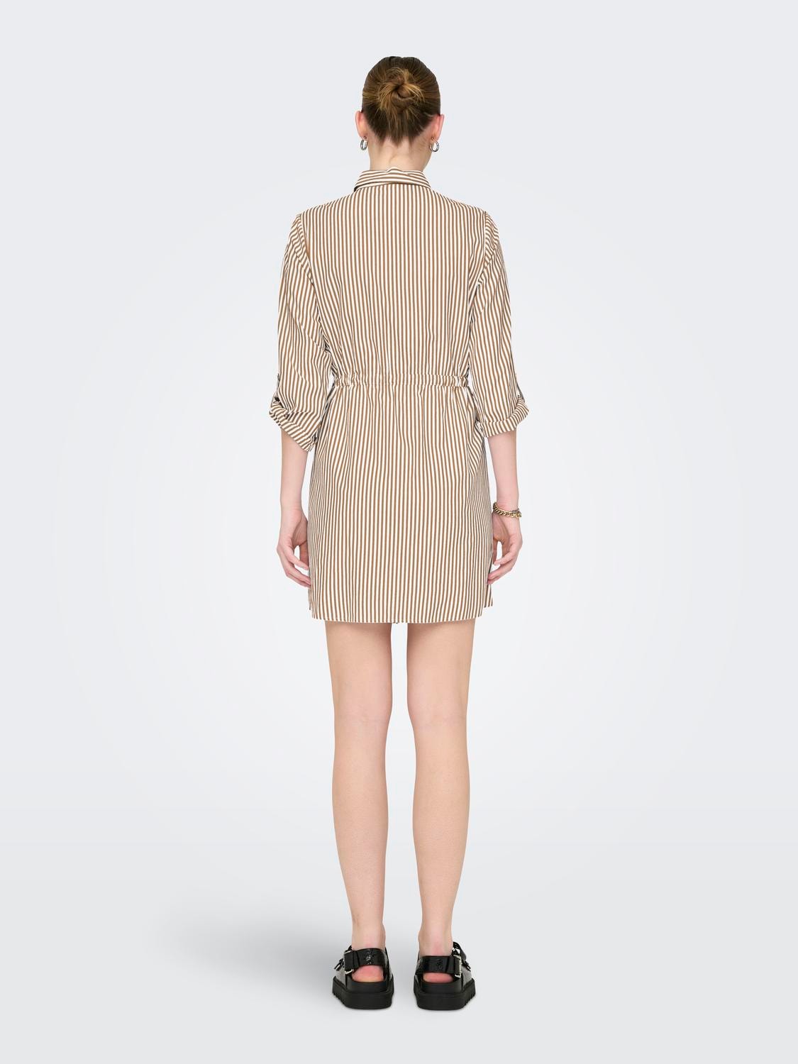 ONLY Hemdblusenkleid »ONLSARAH LS SHIRT DRESS WVN«