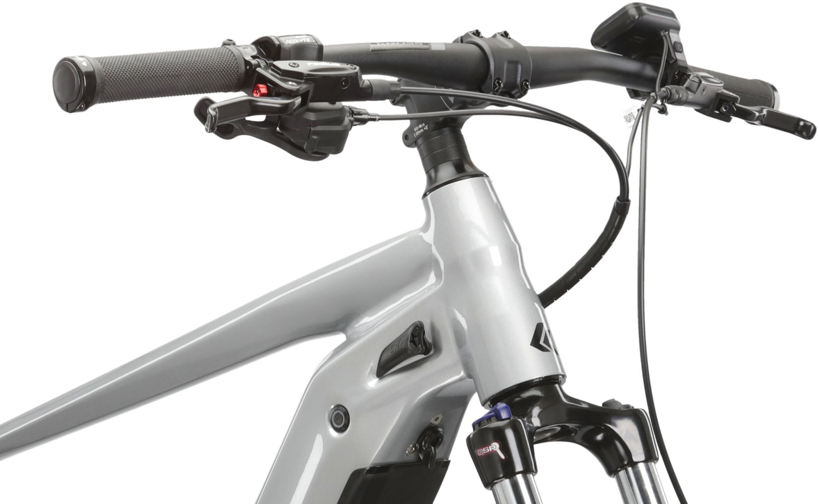 Kross E-Bike »E-MTB Hexagon Boost 3.0 29 Zoll silberfarben«, 8 Gang, microSHIFT, ACOLYTE M5185M, Mittelmotor 250 W, Pedelec, Elektrofahrrad für Damen und Herren
