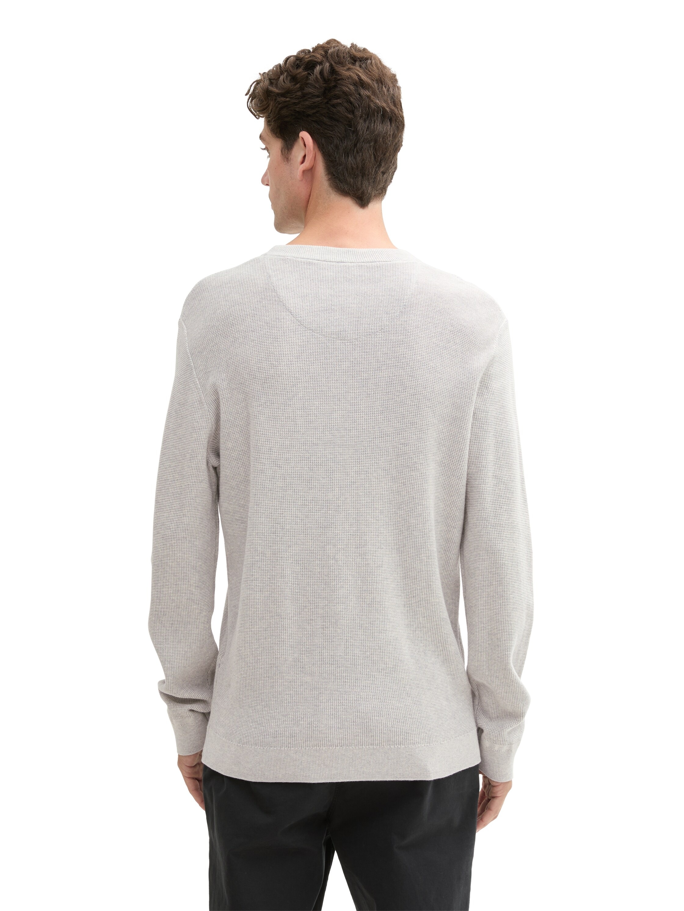 TOM TAILOR Rundhalspullover mit Rundhalsausschnitt