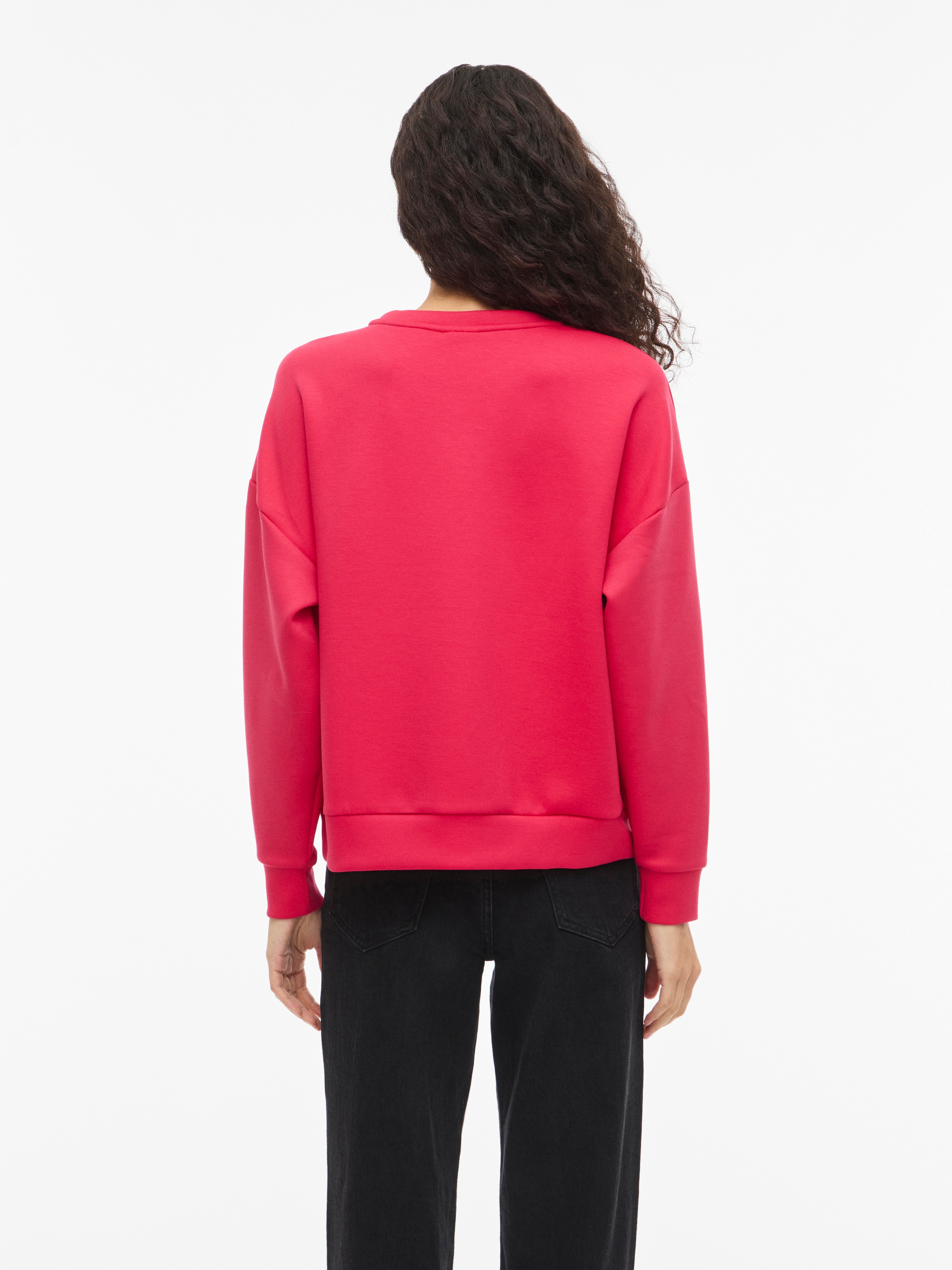 Vila Sweater »VISIFFI IMAGINE O-NECK L/S TOP/PB«
