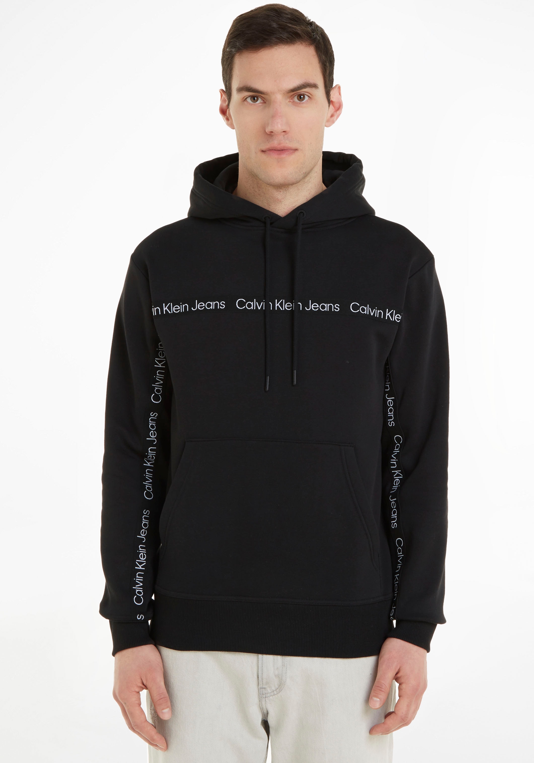 Kapuzensweatshirt, mit Calvin Klein Jeans Logodesign