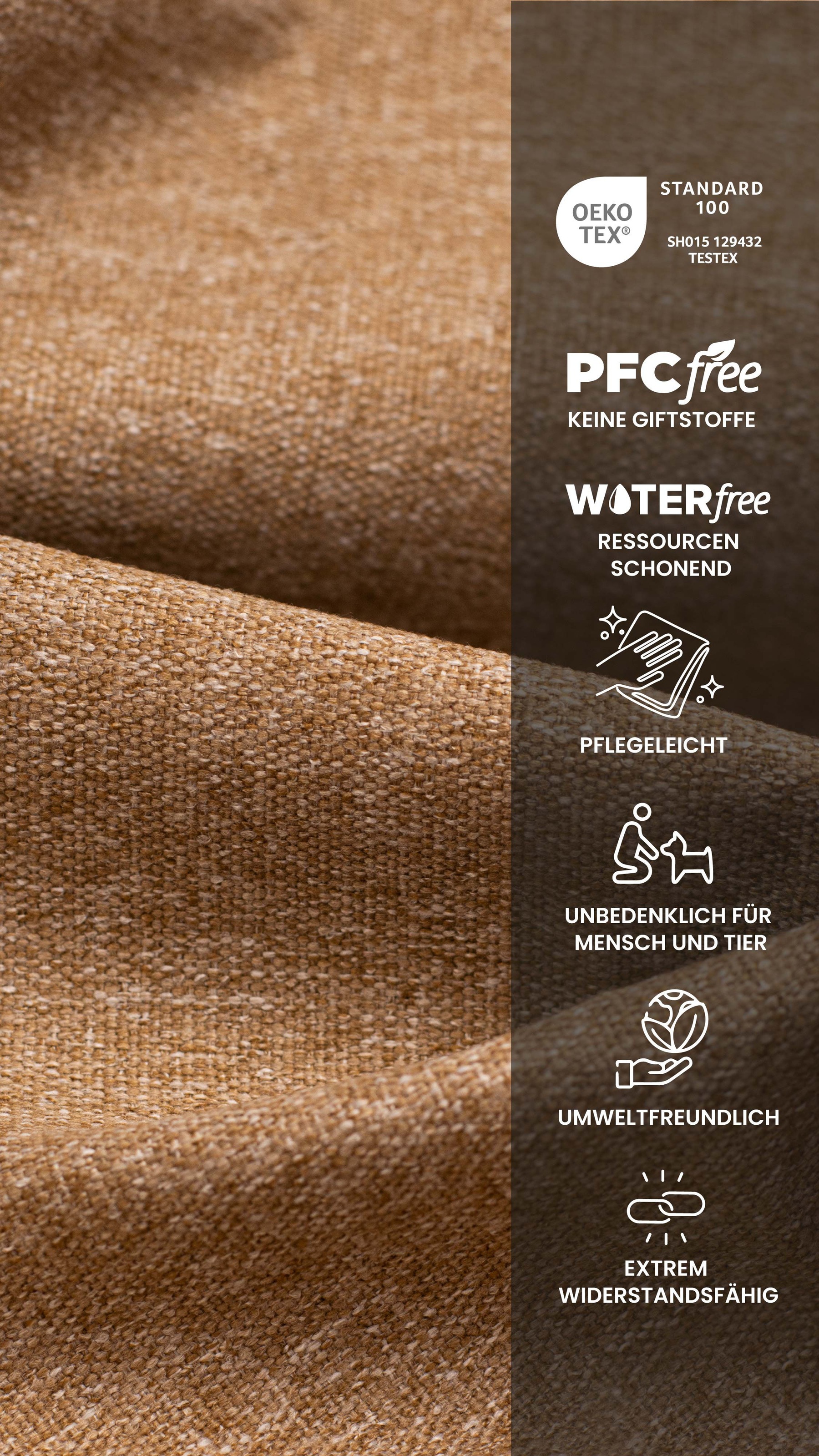 HELA Freischwinger »Ariana, Esszimmerstuhl« (Set) 2 Stk.Zertifizierter "Waterfree" Stoff - sehr Robust, 140 kg belastbar