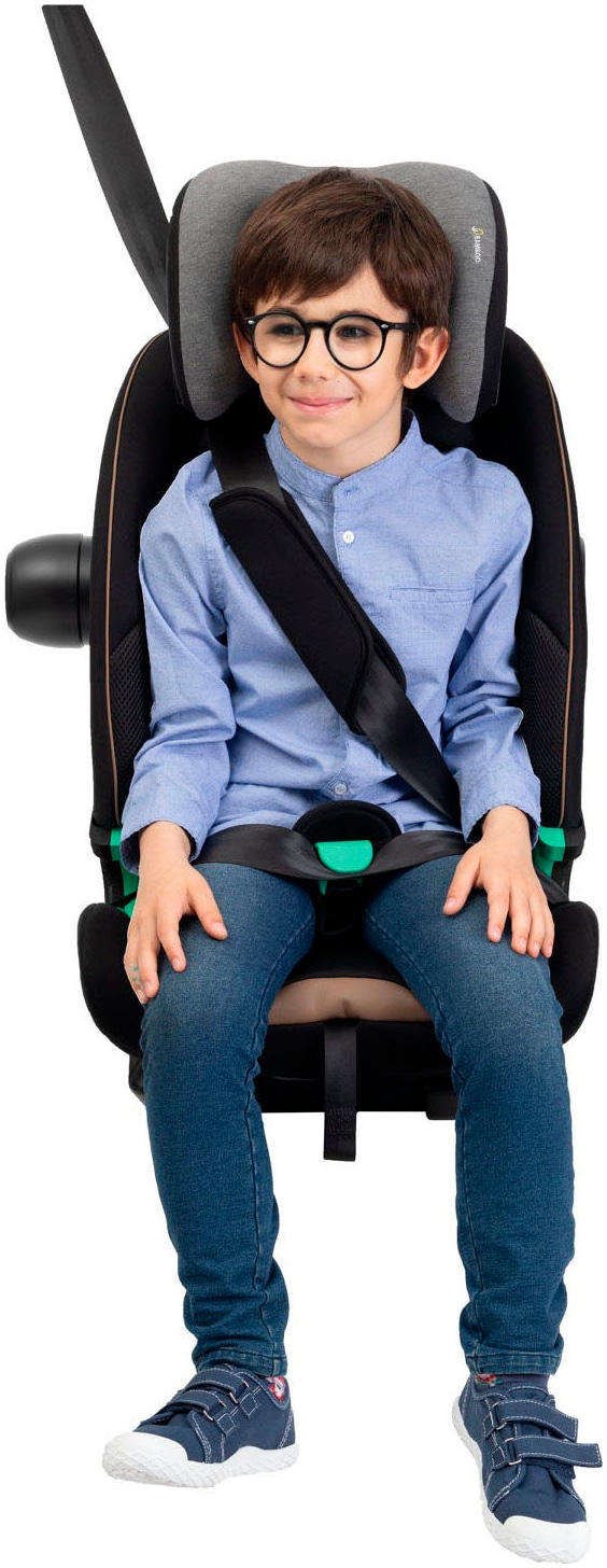 Chicco Autokindersitz »Autokindersitz Seat&Go i-Size, Posh Black«, ISOFIX-Befestigung