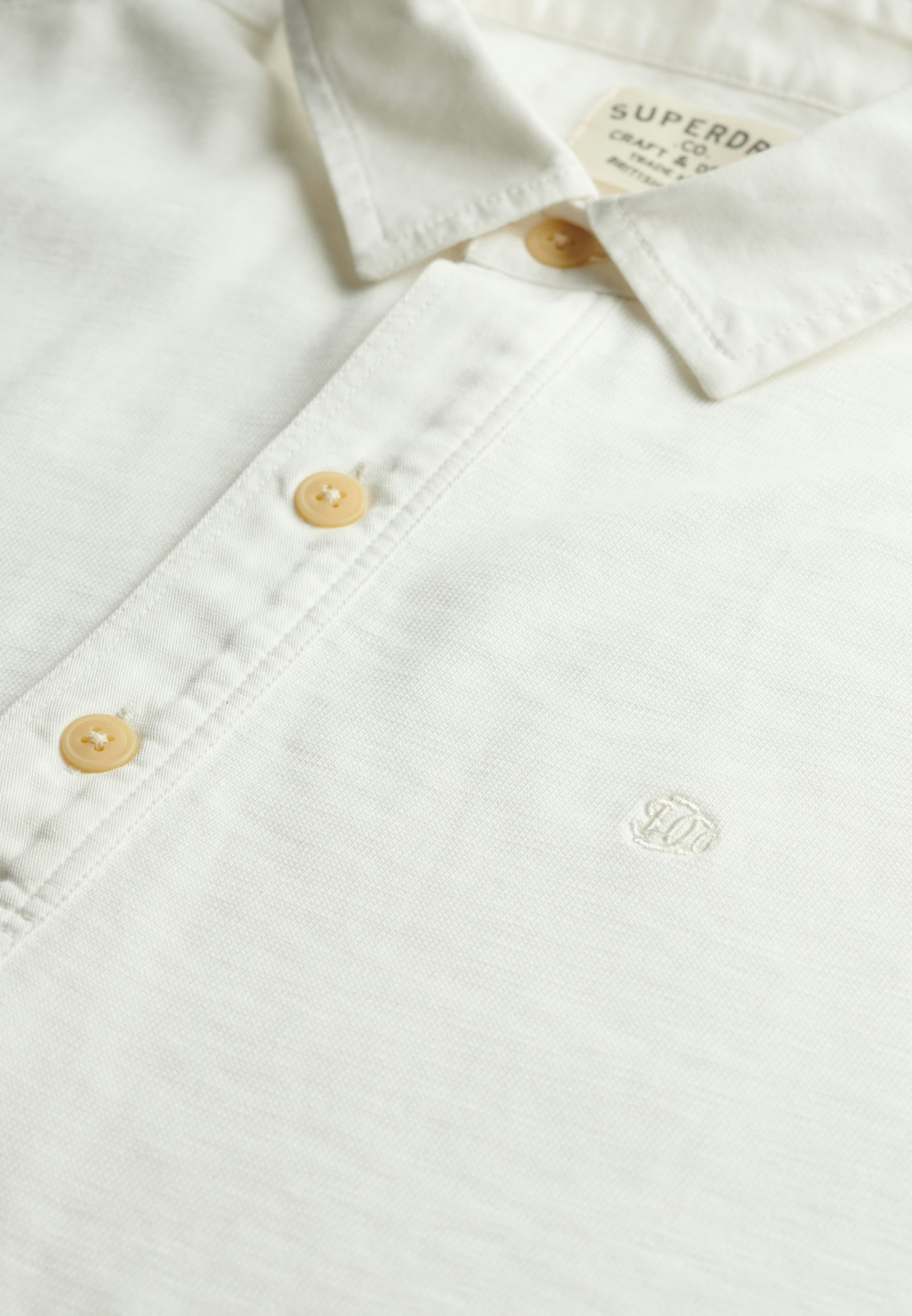 Superdry Langarm-Poloshirt »CLASSIC RUGBY TOP« aus Baumwolle und Single Jersey, Relaxed Fit, mit kurzer Knopfleiste