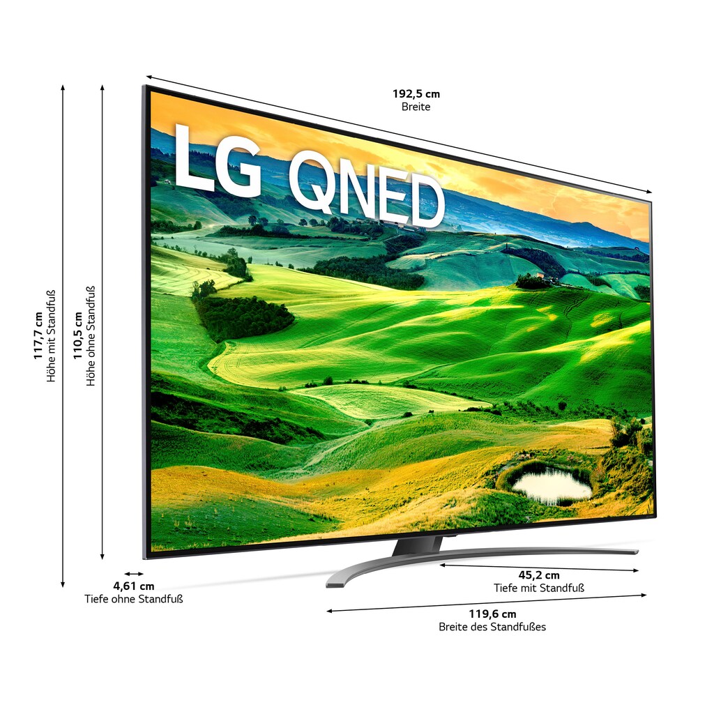 LG QNED-Fernseher »86QNED819QA«, 217 cm/86 Zoll, 4K Ultra HD, Smart-TV