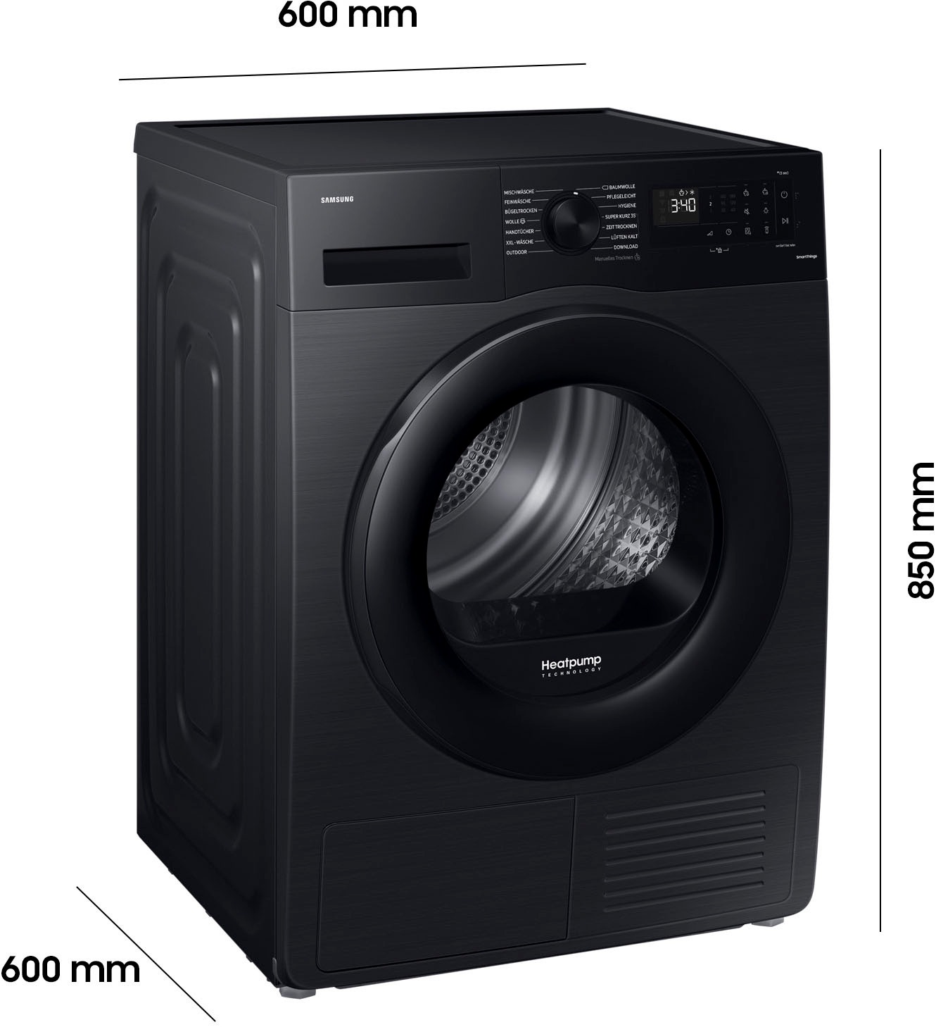 Samsung Wärmepumpentrockner »DV91CGC2A0A«, DV5000C, 9 kg