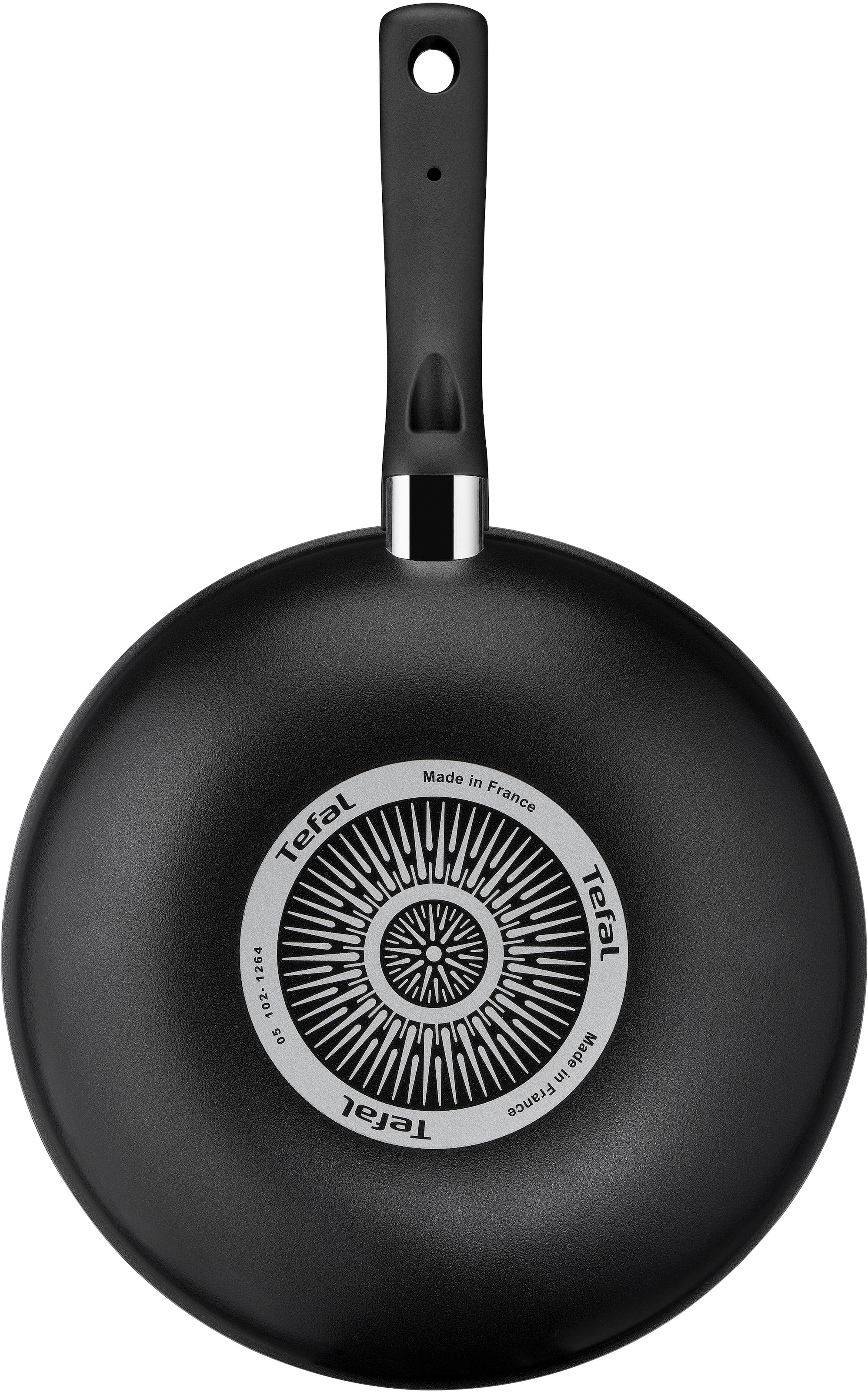 Tefal Bratpfanne »Hard Titanium Essential« Aluminium 1 Stk. tlg. 28 cm, Antihaftbeschichtung, Thermo-Signal, tiefe Form, made in France