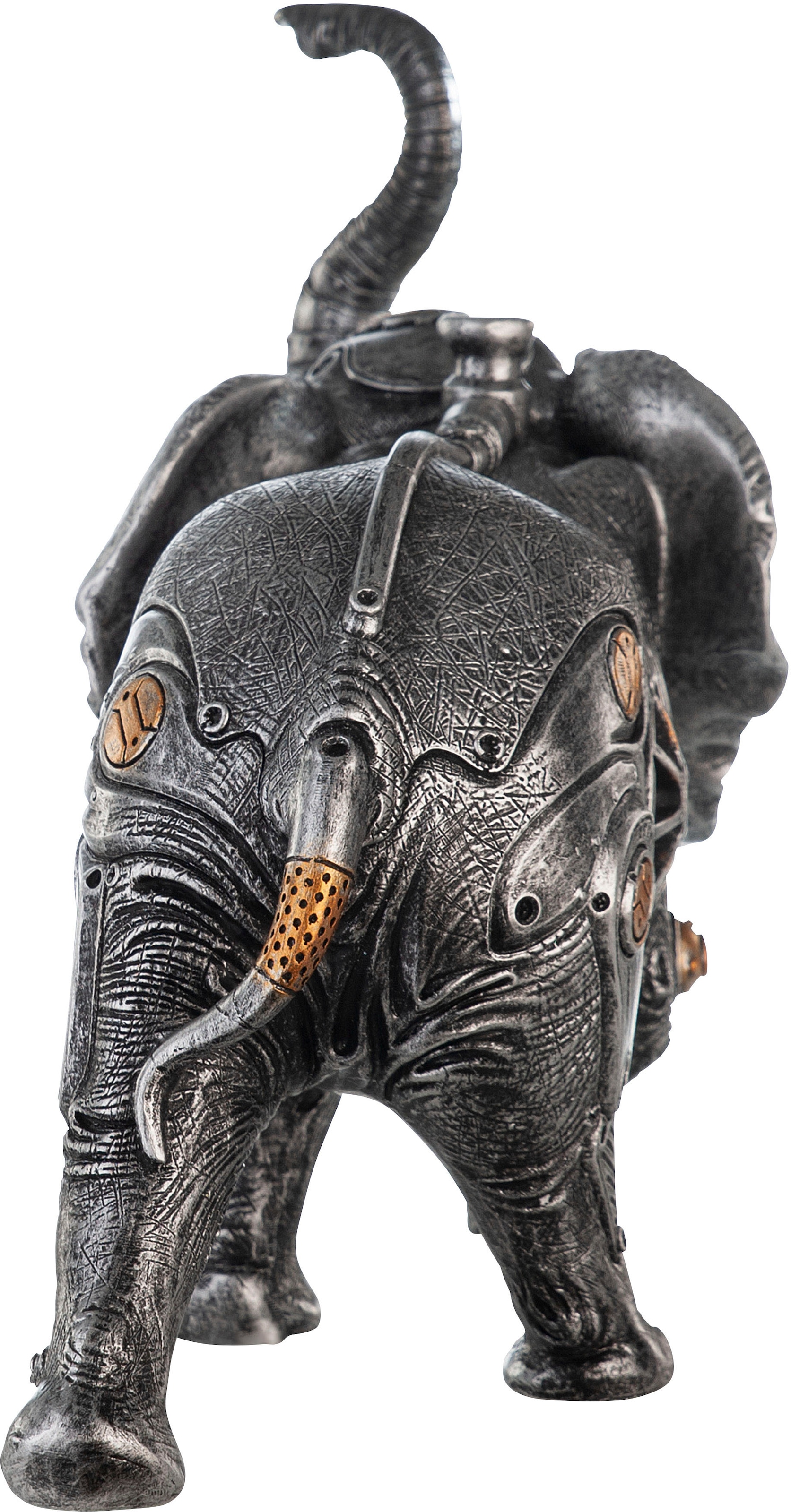 Gilde Elementen kupferfarbenen Casablanca »Skulptur kaufen auf Steampunk by Raten Elephant«, Tierfigur mit