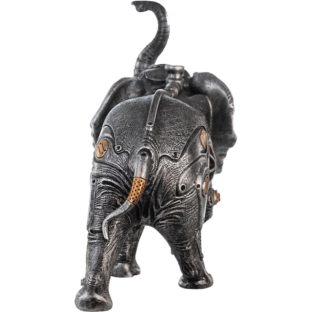 Casablanca by Gilde Tierfigur »Skulptur Steampunk Elephant«, mit  kupferfarbenen Elementen auf Raten kaufen