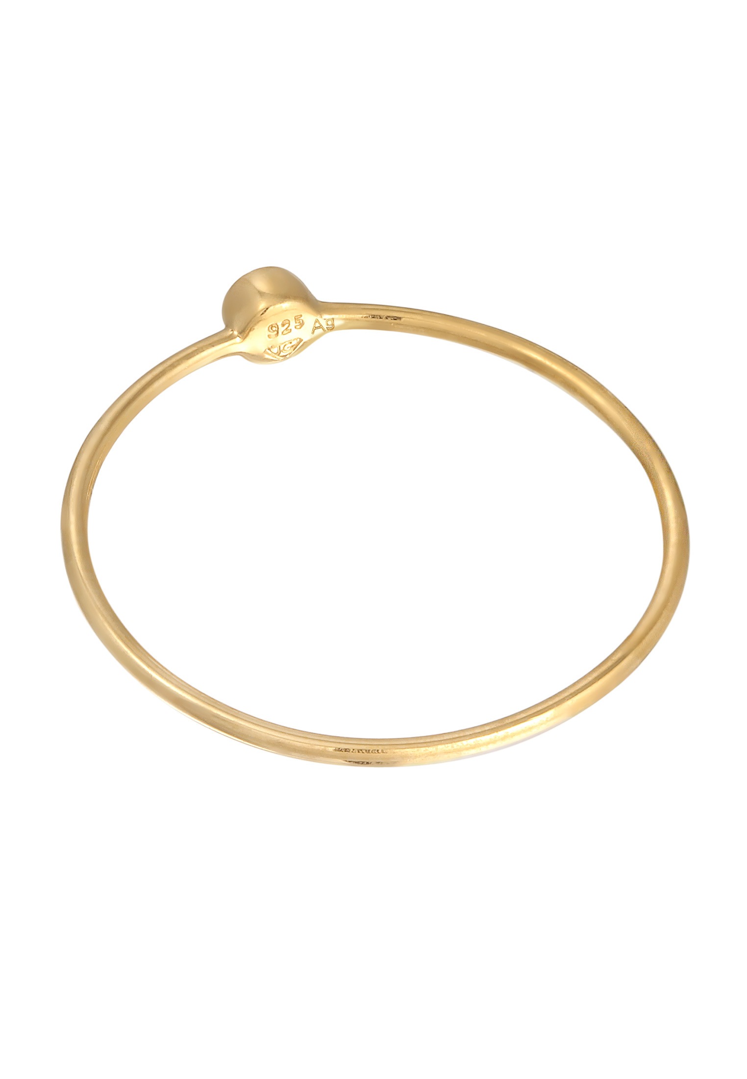 Elli Silberring »Ring Stacking Kristalle 925 Silber Vergoldet«