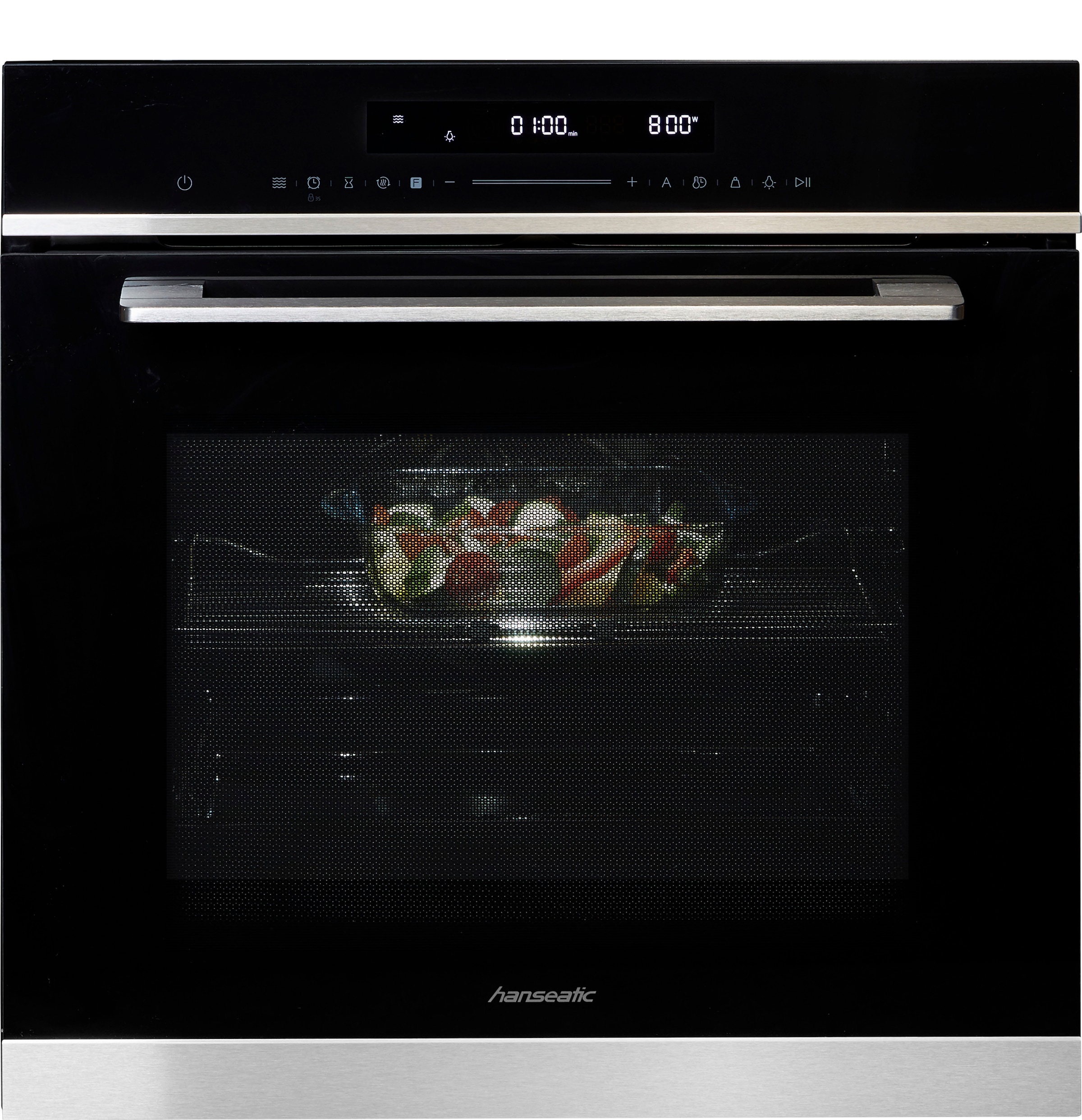 Hanseatic Backofen mit Mikrowelle  »7NF30T0-E111E«, Praktische Mikrowellen-Funktion: Für schnelles Aufwärmen