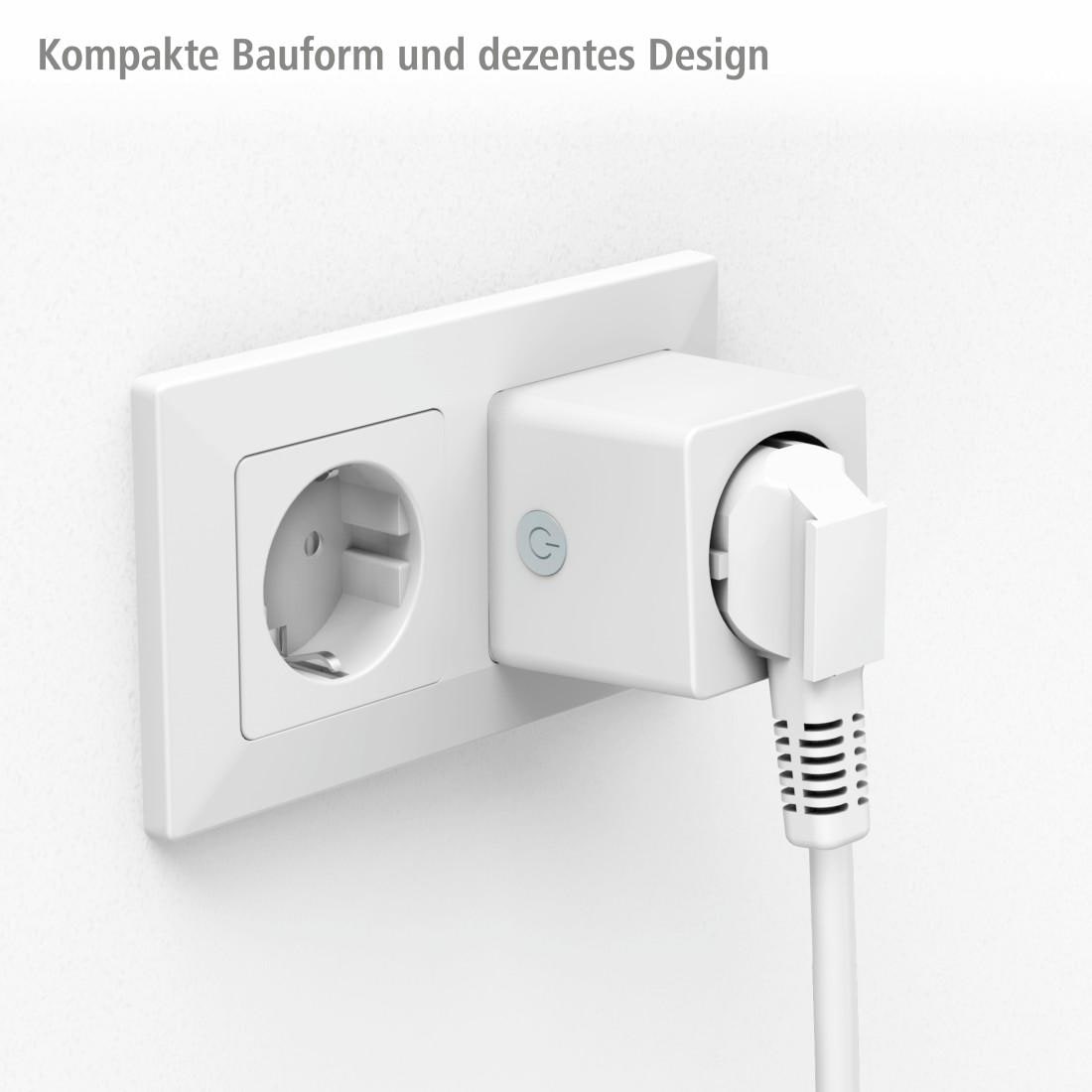 Hama WLAN-Steckdose »WLAN Mini Steckdose ohne Hub 3680W für App-u. Sprachsteuerung«