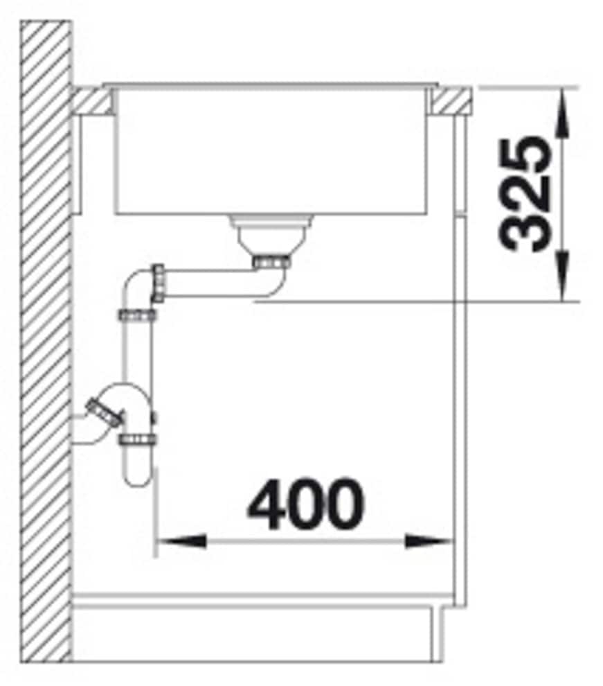 Blanco Granitspüle »ZIA XL 6 S Compact« 1 Stk. tlg. erhältlich in mehreren Farben