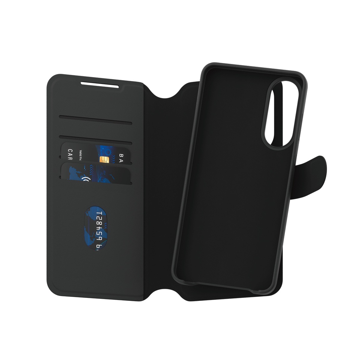 CARE by PanzerGlass Backcover »MagSafe Compatible Tango Two-In-One Wallet Case für Galaxy S25 Edge«, Samsung Galaxy S25 Edge, Backcover, Schutzhülle, Handyschutzhülle, Case, Schutzcase, stoßfest