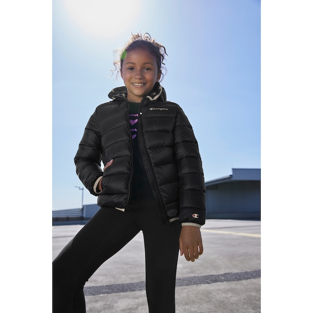 Champion Steppjacke »Hooded Jacket«, mit Kapuze, Für Kinder bei ♕