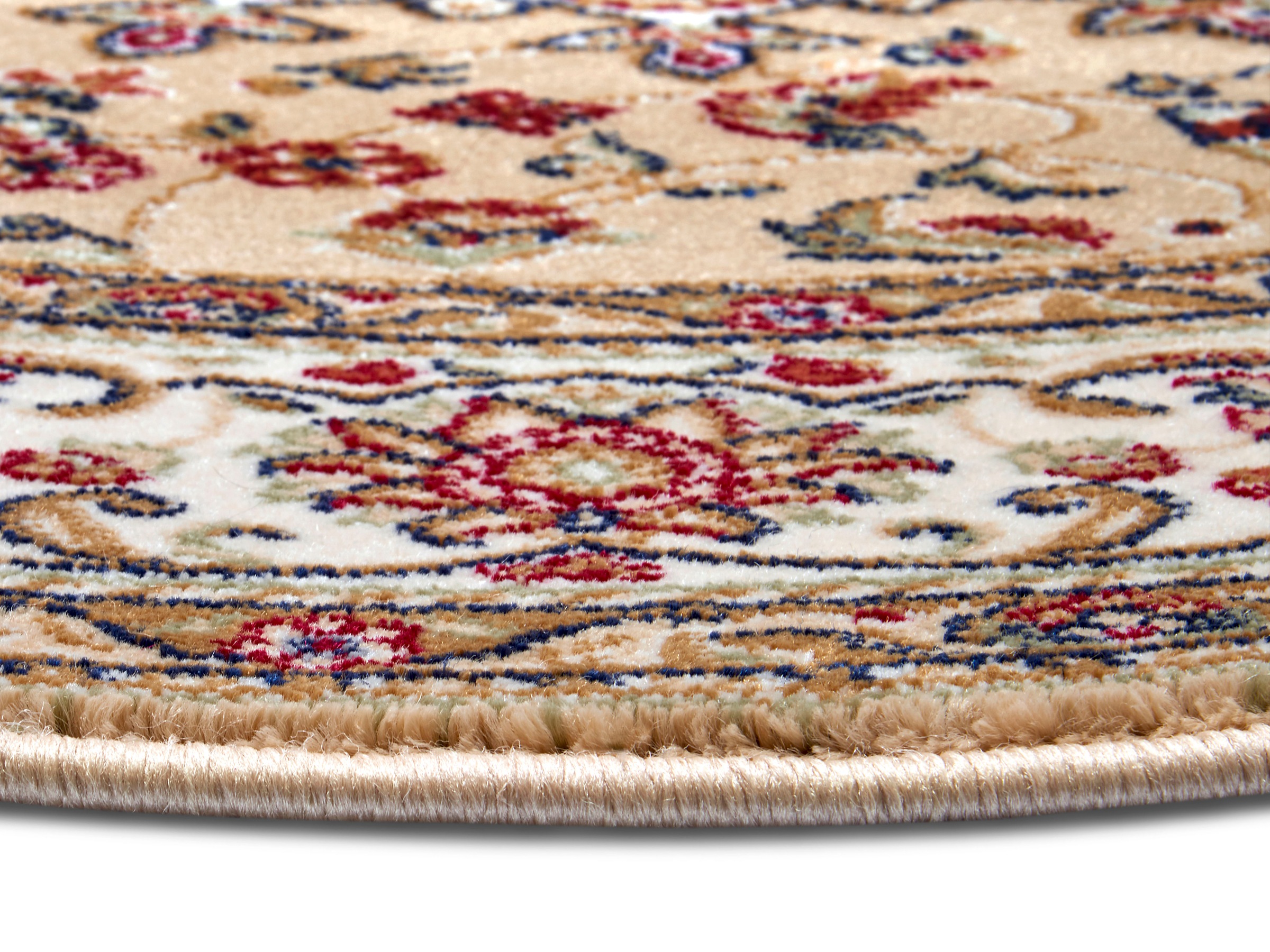 NOURISTAN Teppich »Zuhr«, rund, 10 mm Höhe, Orientalisch, Orient, Kurzflor, Wohnzimmer, Schlafzimmer, Esszimmer