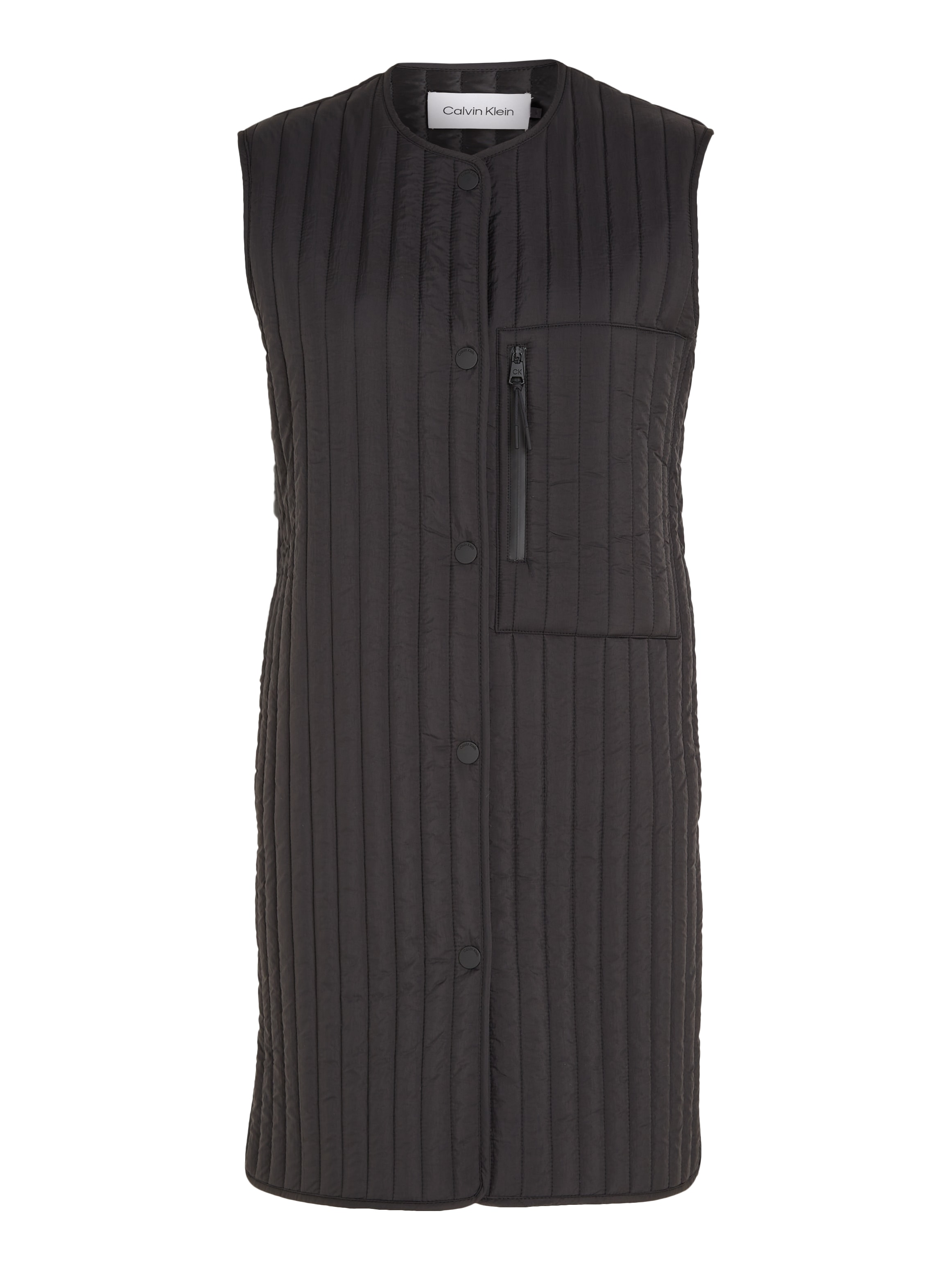 Calvin Klein Steppweste »LW VERTICAL QUILTED LONG VEST«