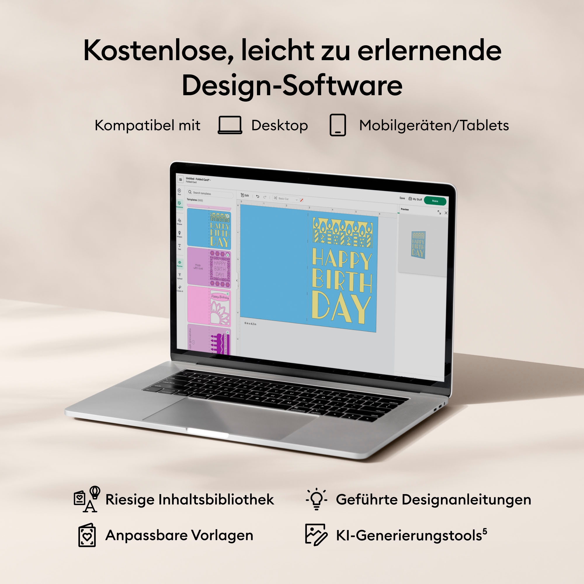 Cricut Papierschneidegerät »JOY 2™ Ultimate Bundle«
