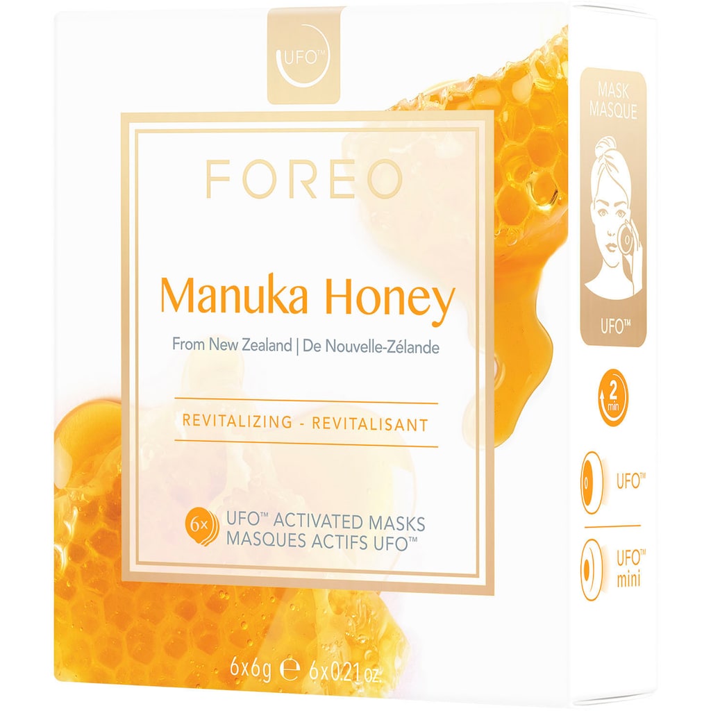 FOREO Tuchmaske »Manuka Honey«, (Packung)