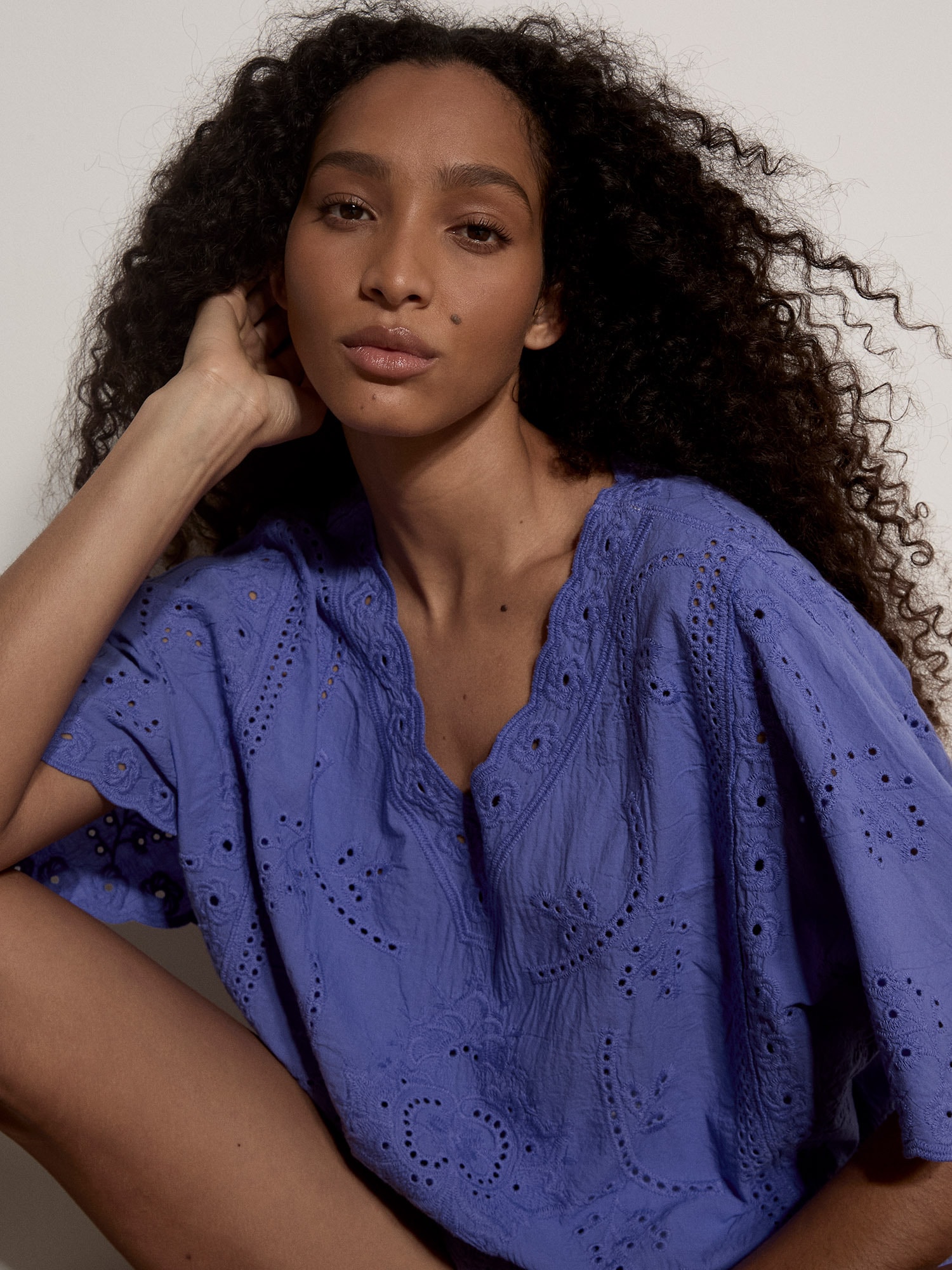 Apricot Spitzenbluse »Bluse« 1 mit Stickereien