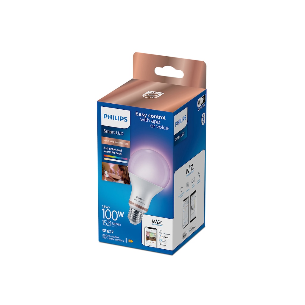 Philips Smarte LED-Leuchte »Lampe RGB 100W A67 E27 1PF/6«