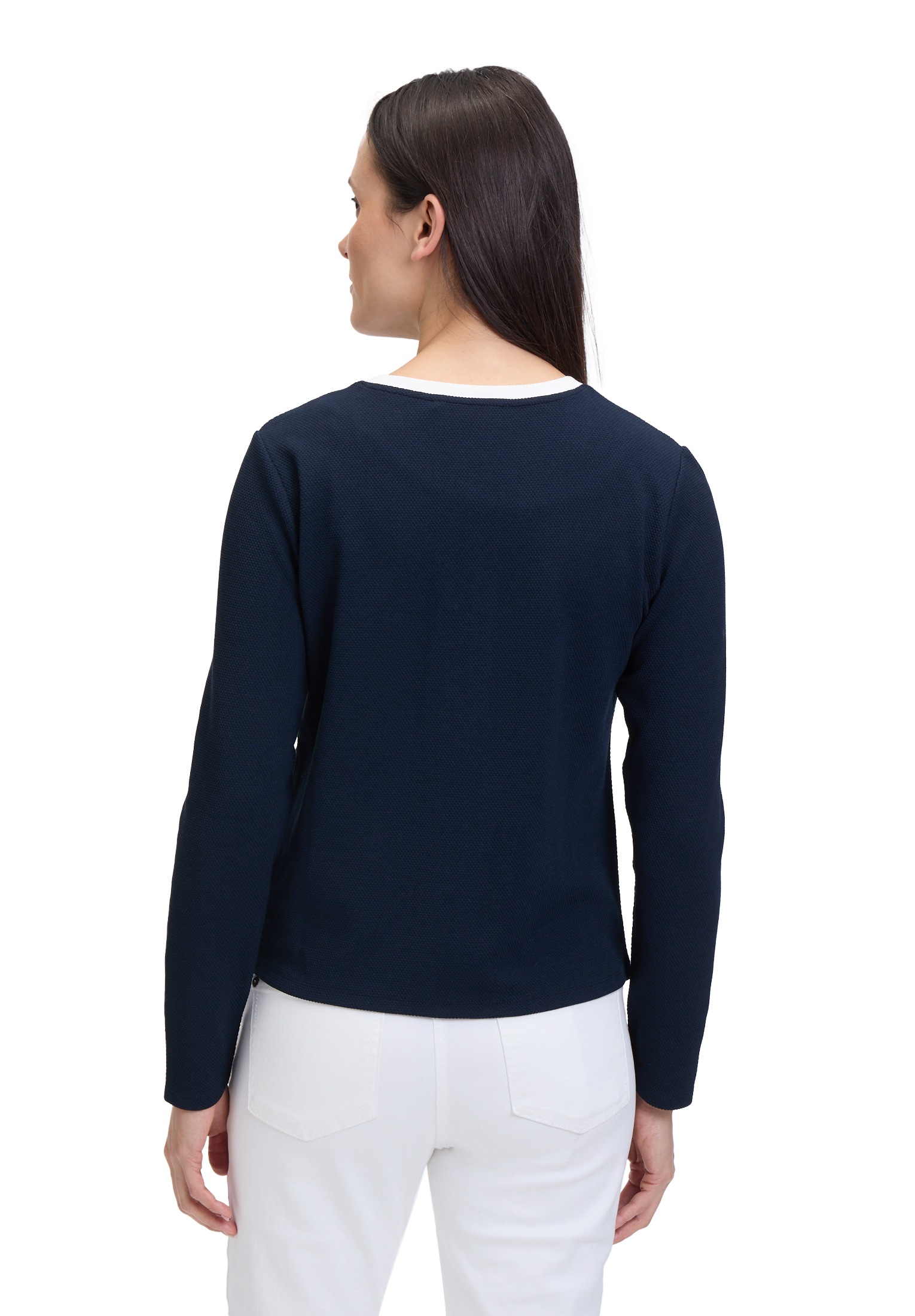 Betty Barclay Langarmshirt »Shirtjacke mit Struktur«