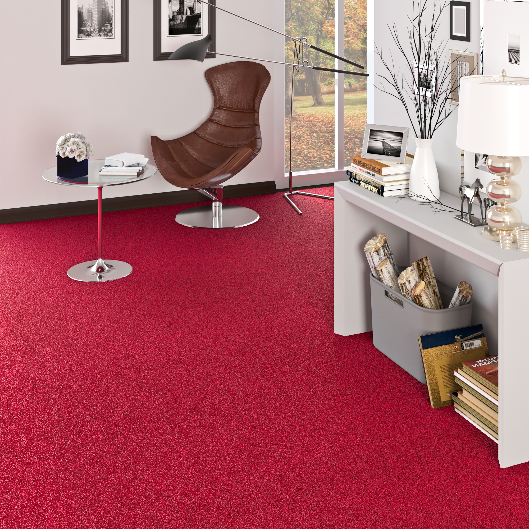 my home Teppichboden »Fortis, Schlinge, Made in Netherlands«, rechteckig, 5 mm Höhe, meliert, Breite 400 cm, strapazierfähig, Wohnzimmer