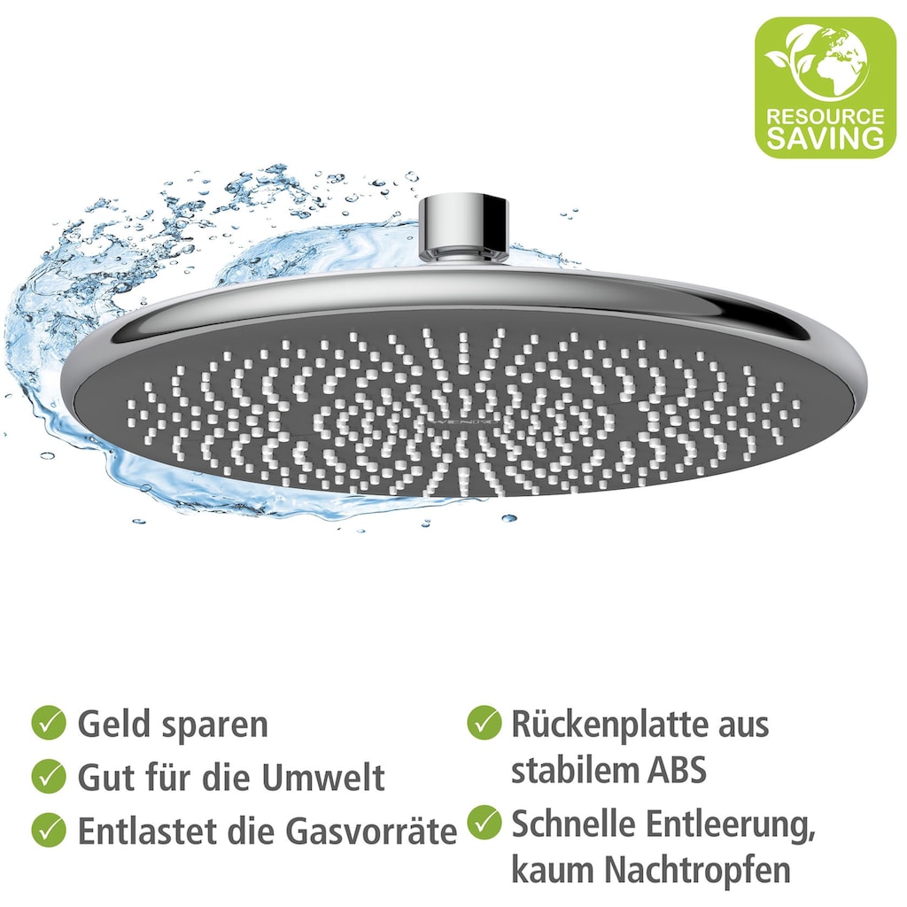 WENKO Regenduschkopf »Watersaving«, (1 tlg.)