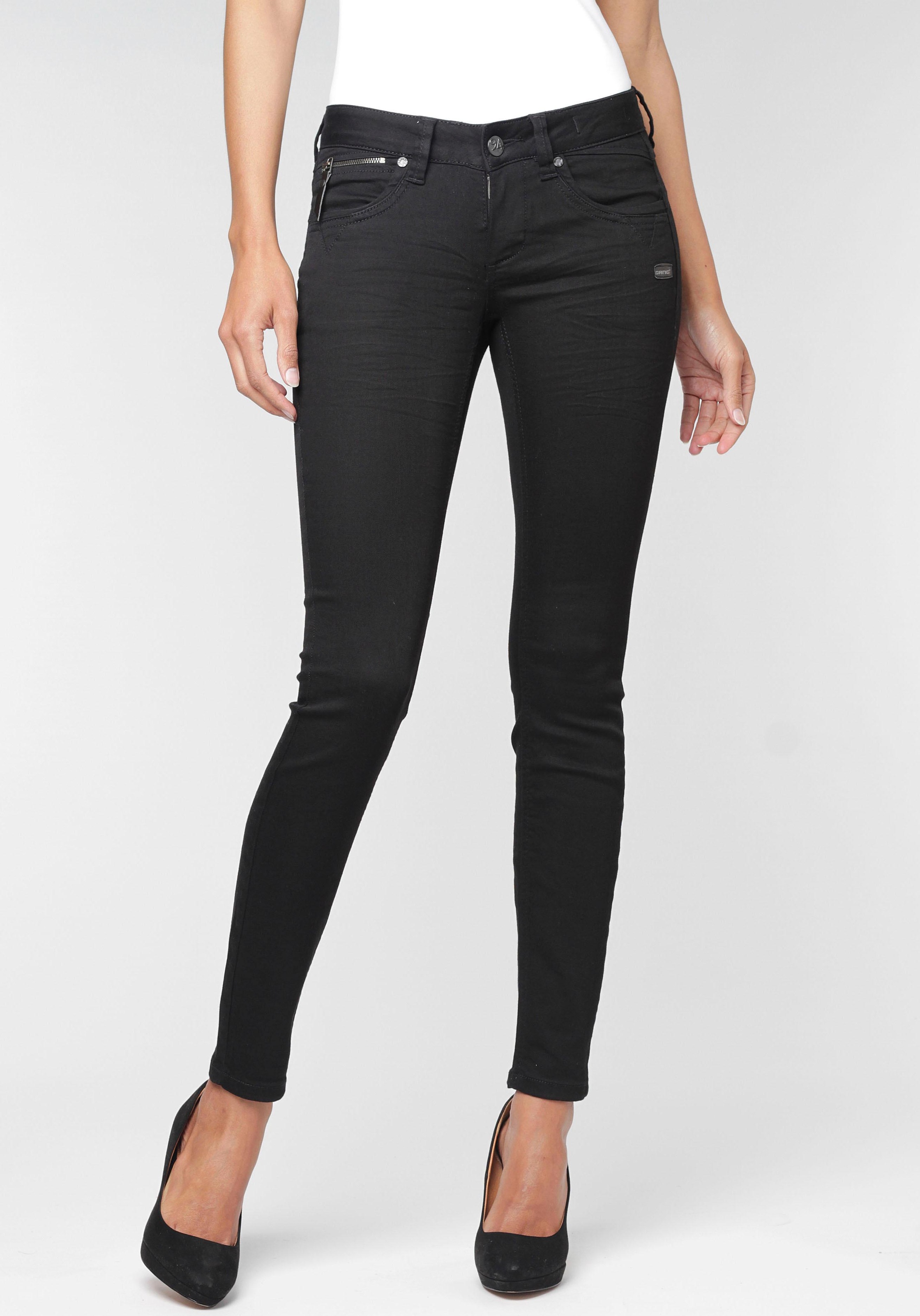 GANG Skinny-fit-Jeans »94NIKITA«, mit Zipper-Detail an der Coinpocket