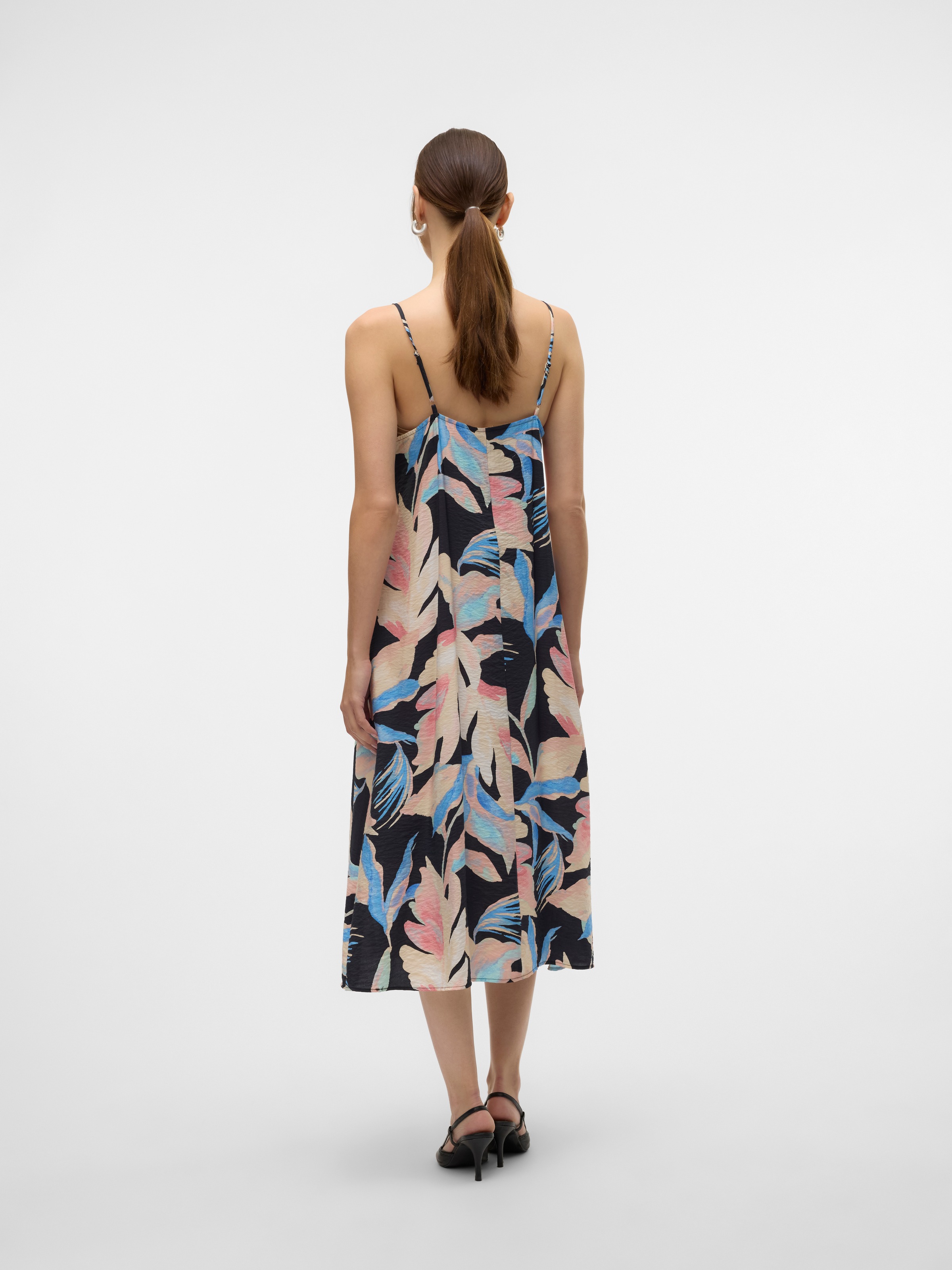 Vero Moda Spaghettikleid »VMJOSIE CALF SINGLET DRESS WVN GA NOOS«, Sommerkleid