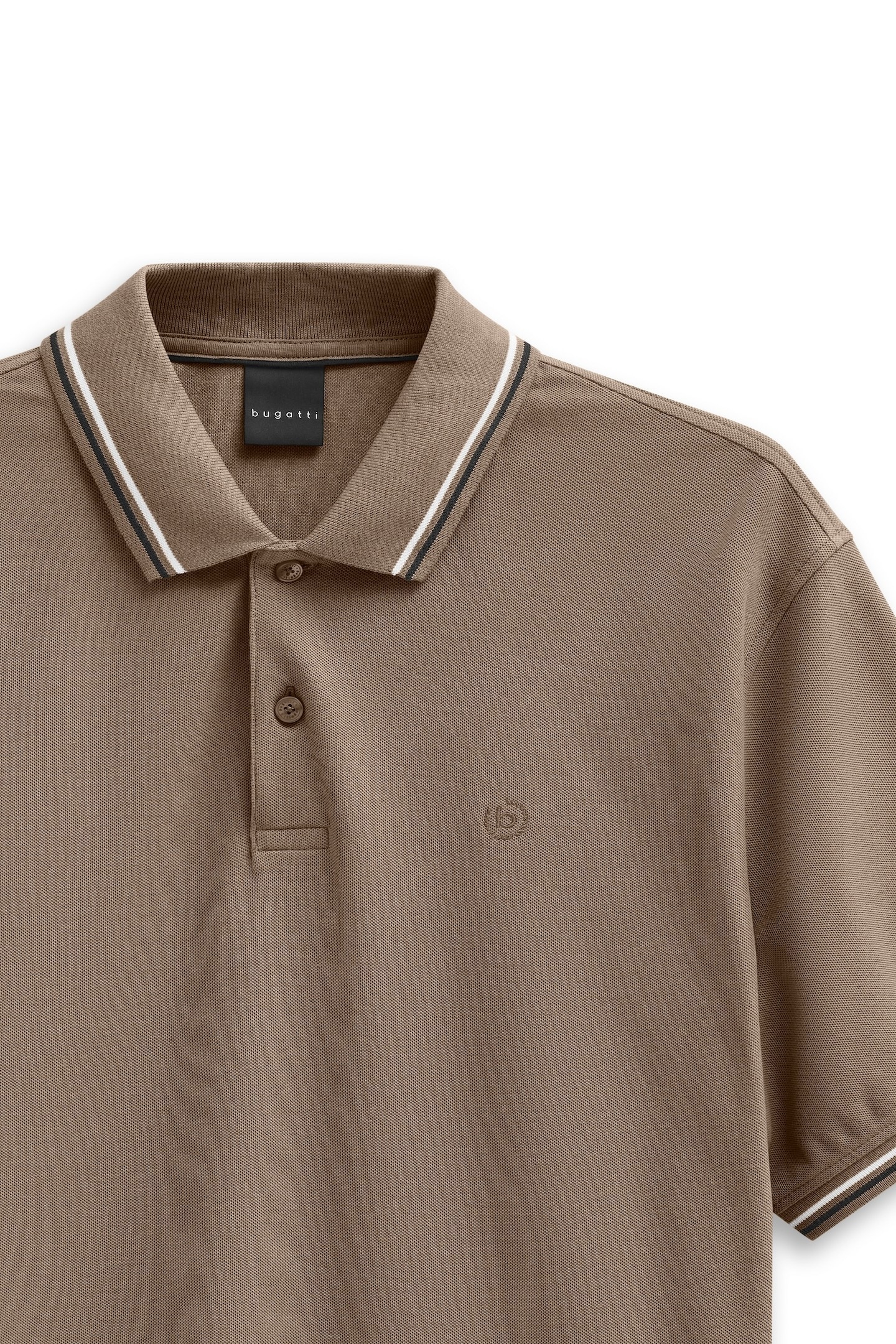 bugatti Poloshirt »Modern Fit«, Basic Essential aus Baumwolle