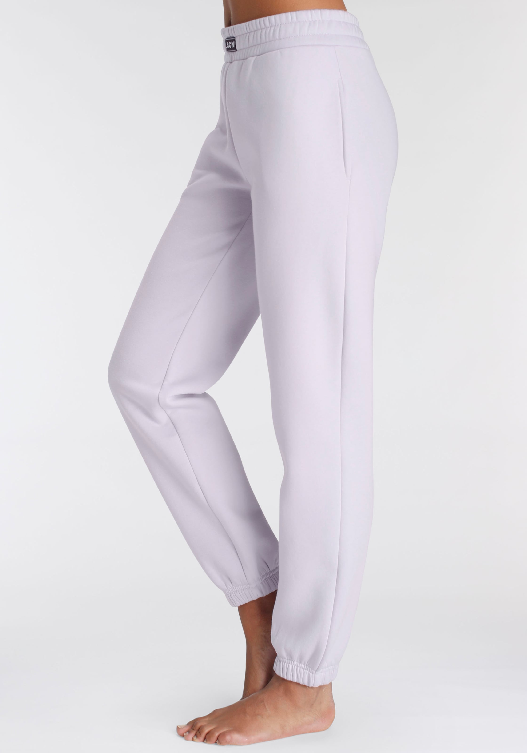 LASCANA Jogginghose, mit geripptem Hosenbund, Loungewear, Loungeanzug