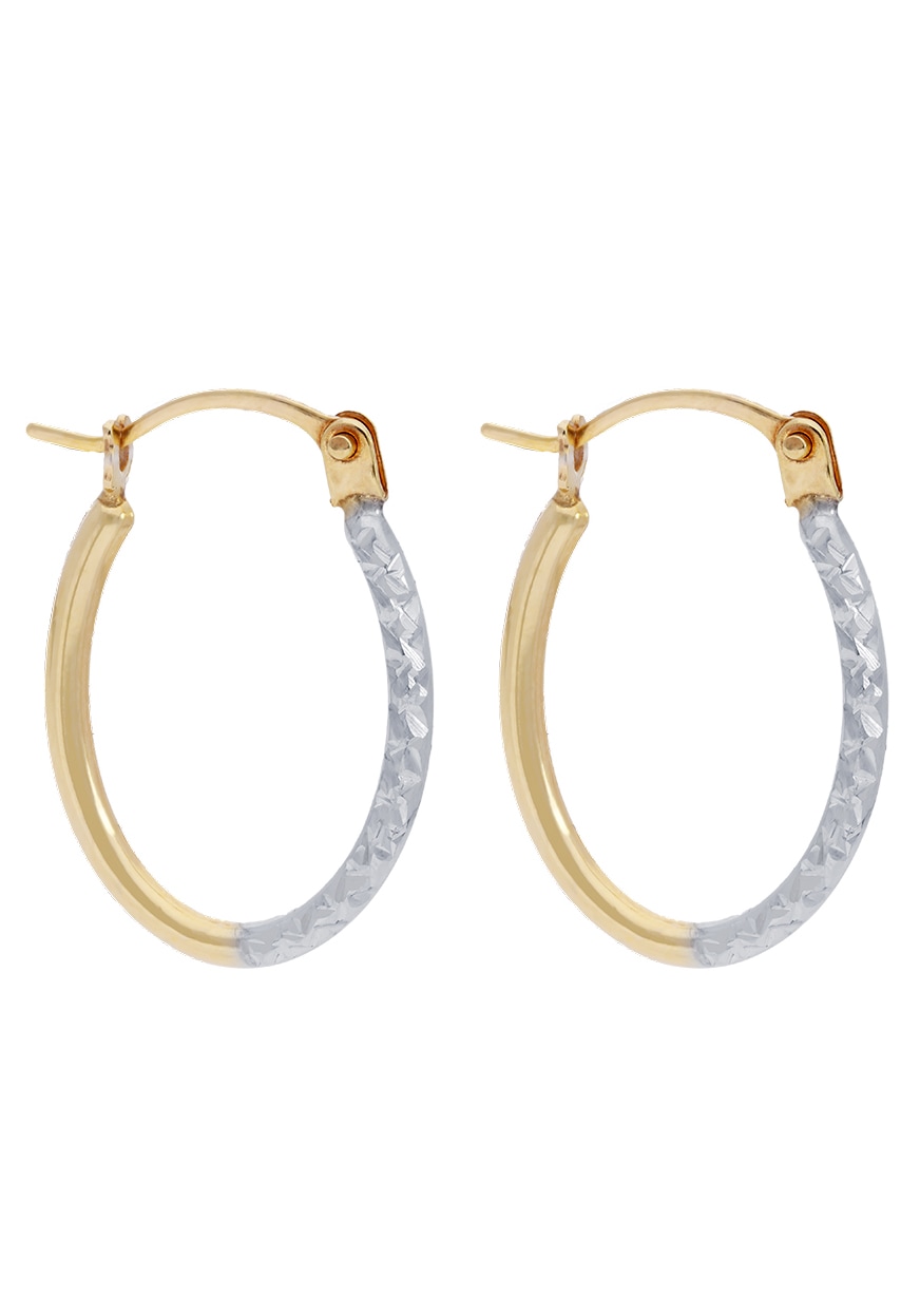 Firetti Paar Creolen »Schmuck Geschenk Gold 375 Ohrschmuck Creole«