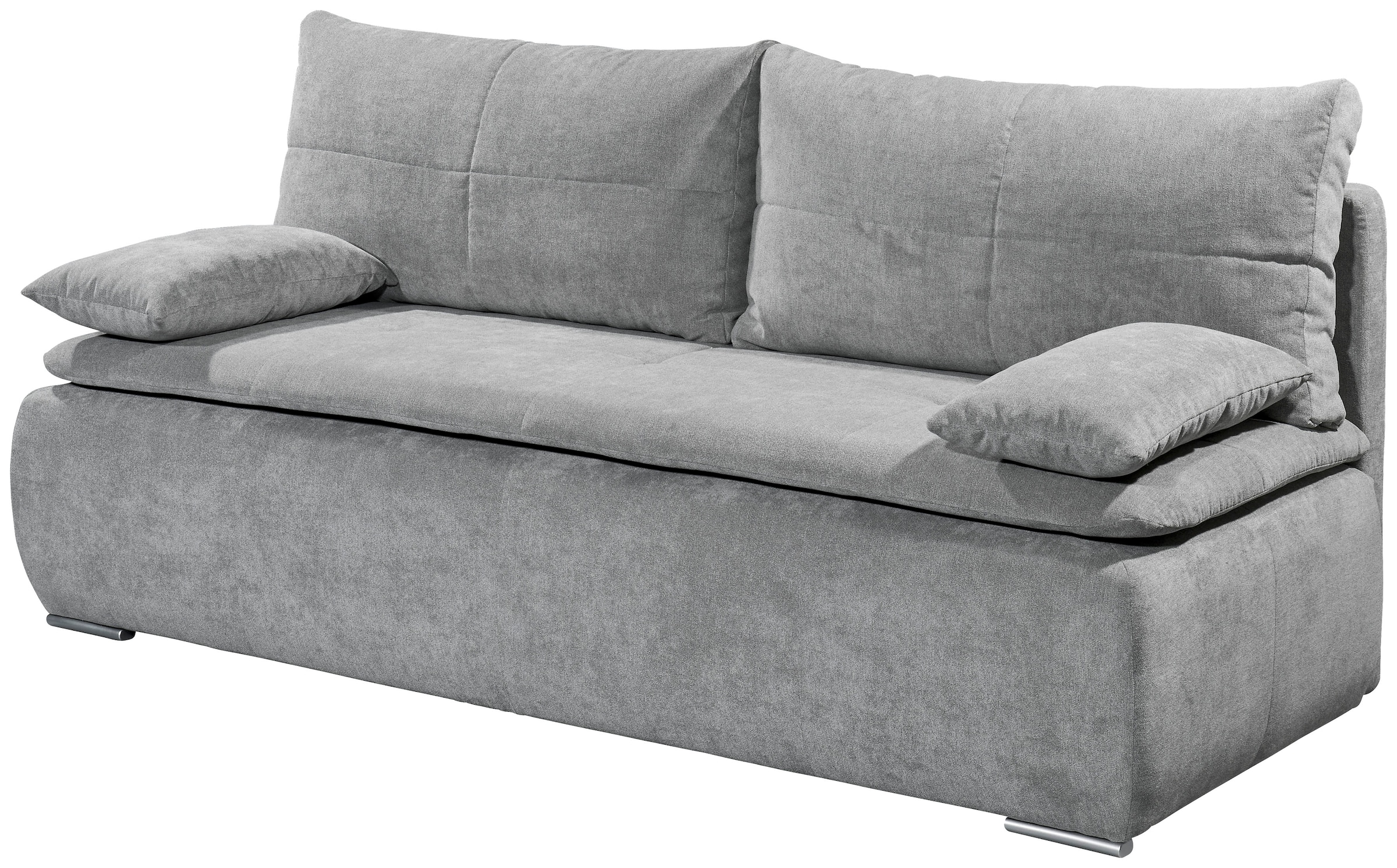 ED EXCITING DESIGN Schlafsofa »Jana«, mit Bettfunktion und Bettkasten, sowie Rücken- und Armlehnkissen