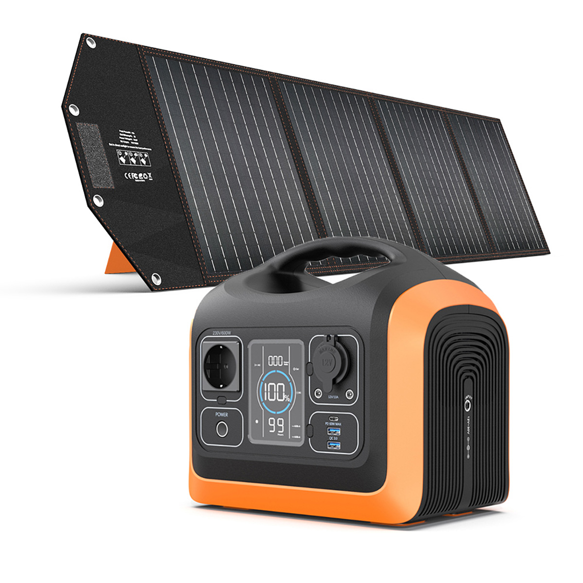Powerstation »UPP-600 Kit 600W, 596Wh, LiFePO4, tragbarer Akku/Batterie«, 186000 mAh,...
