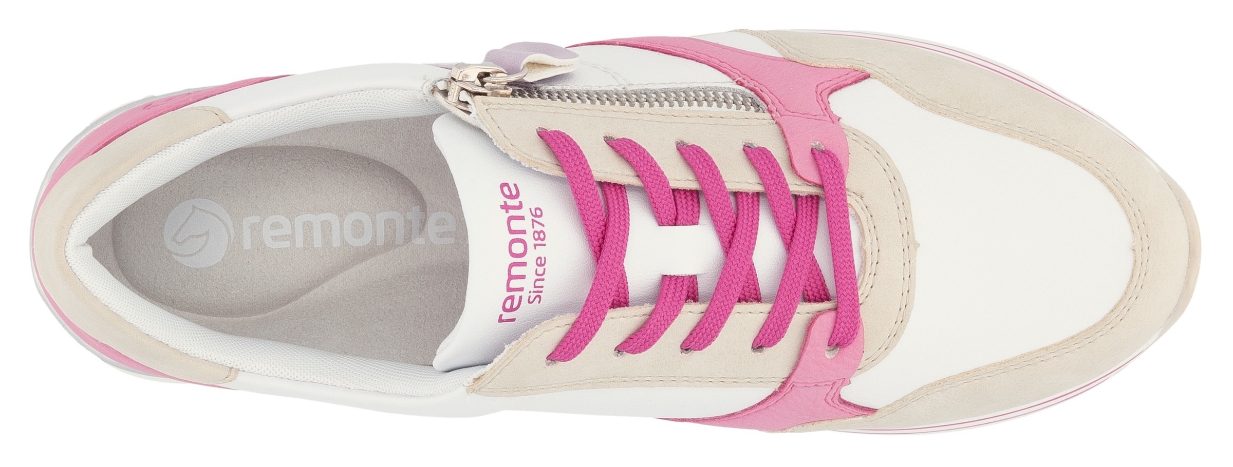 Remonte Plateausneaker, Freizeitschuh, Halbschuh, Schnürschuh mit loser Soft-Einlage