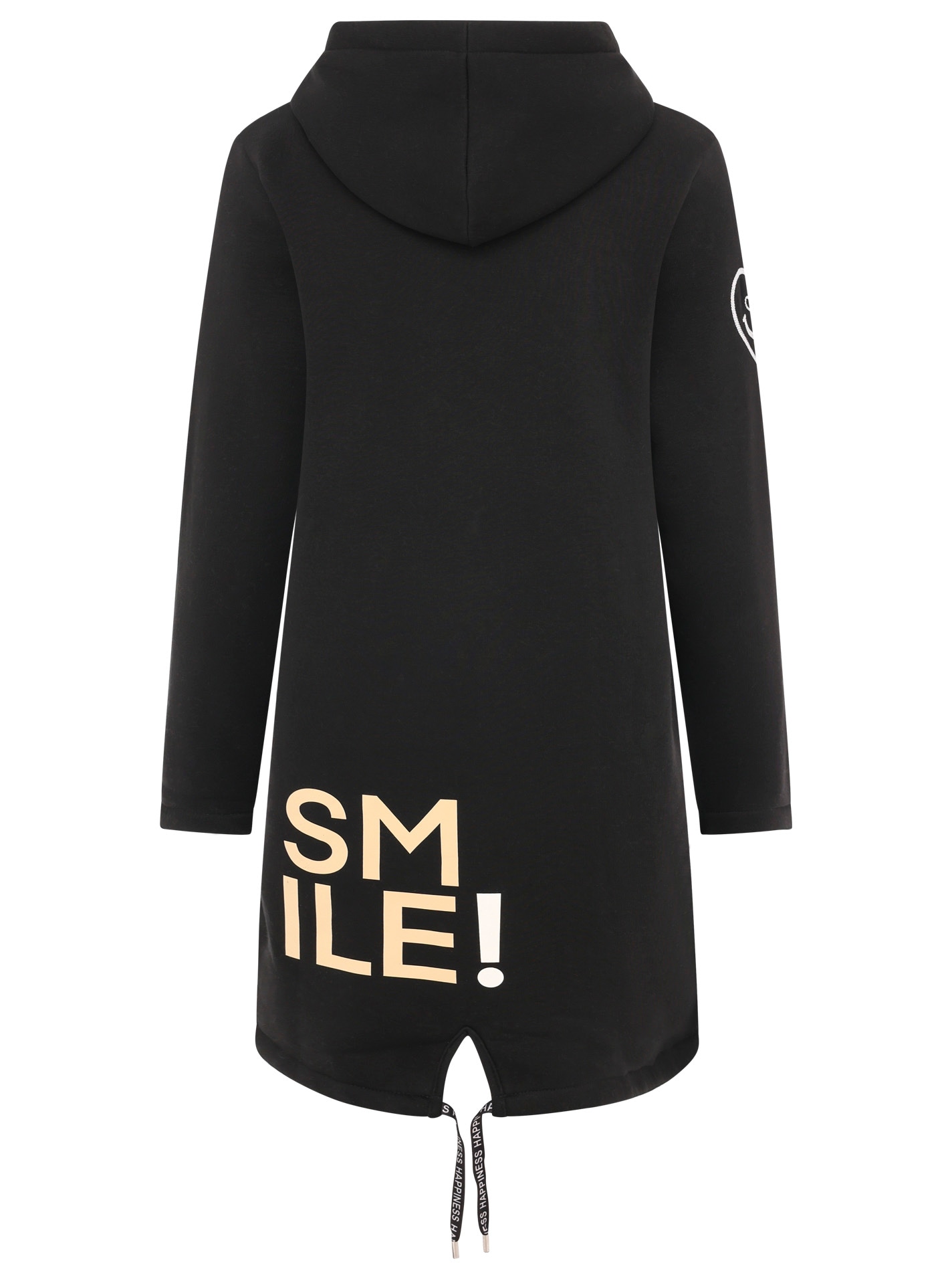 Zwillingsherz Jerseymantel »"Alissa"«, mit Kapuze und SMILE Print