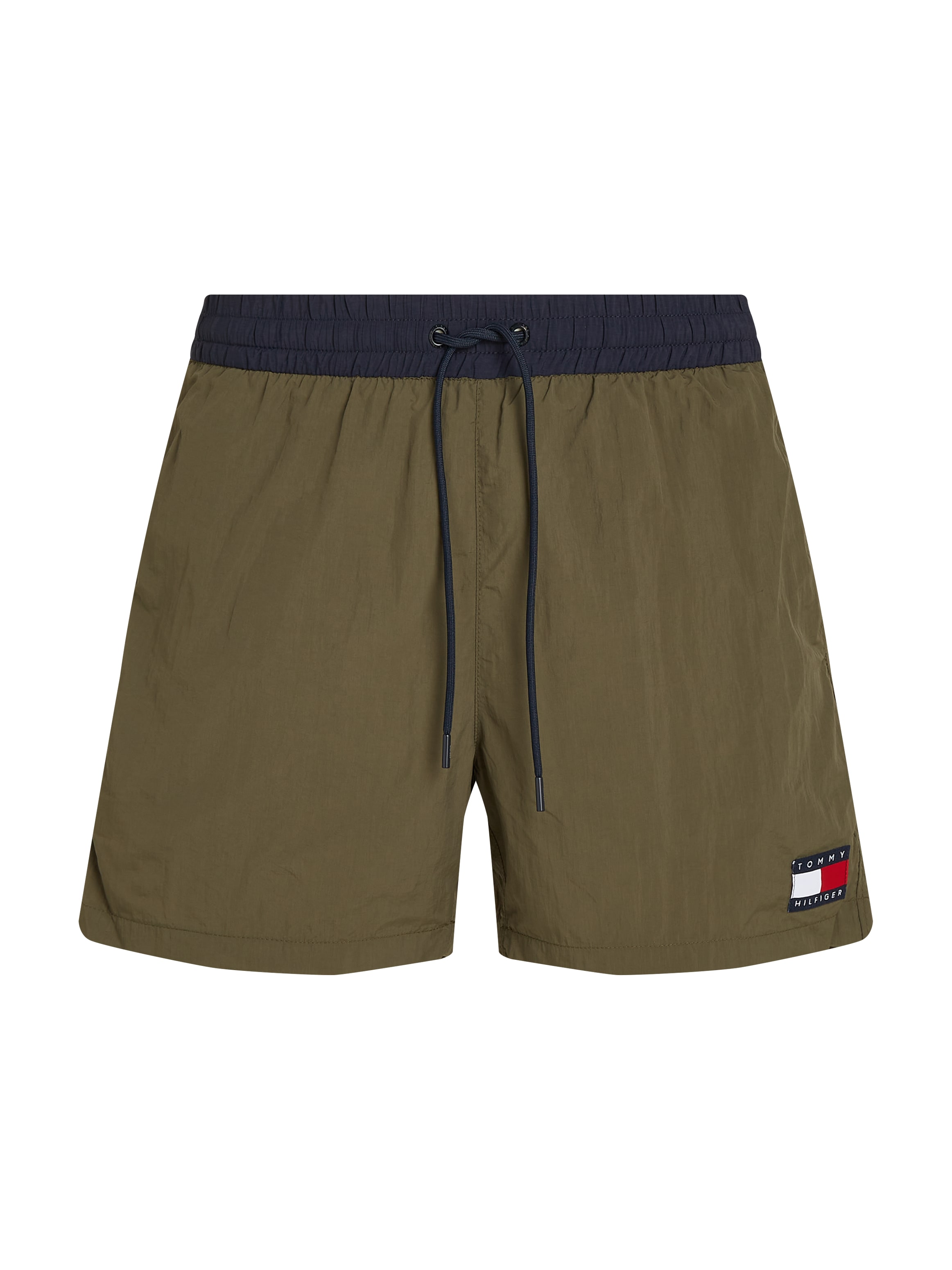 Tommy Hilfiger Swimwear Badeshorts »MEDIUM DRAWSTRING«, mit Logo-Patch, mit kontrastfarbenem Bund