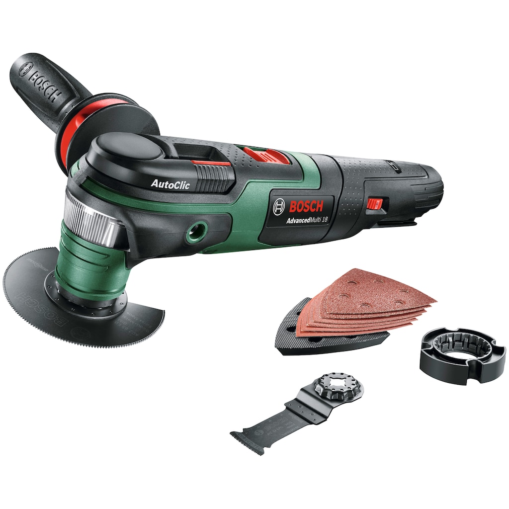 Bosch Home & Garden Akku-Multifunktionswerkzeug »AdvancedMulti 18«, (Set), 18 V, ohne Akku