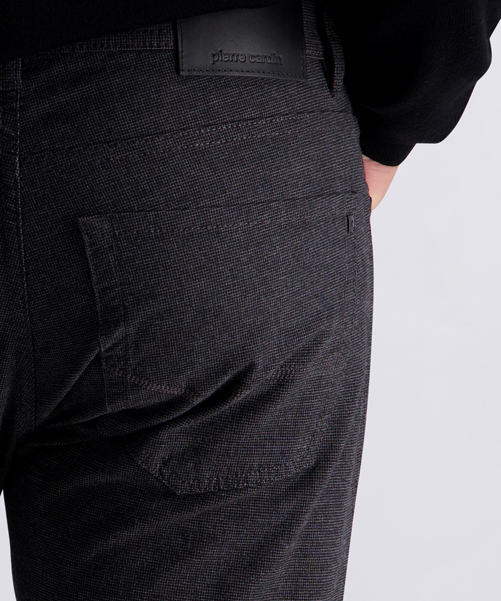 Pierre Cardin 5-Pocket-Hose »PC-Lyon«, fein gemusterst