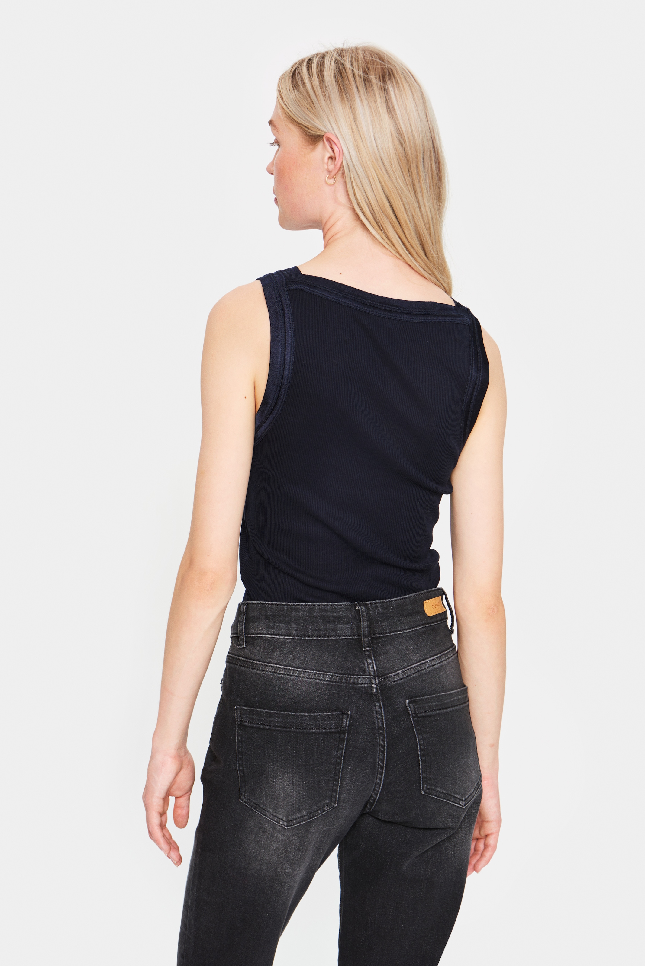 Saint Tropez Tanktop »SZ-MAYA TANK TOP«, mit Seidenanteil