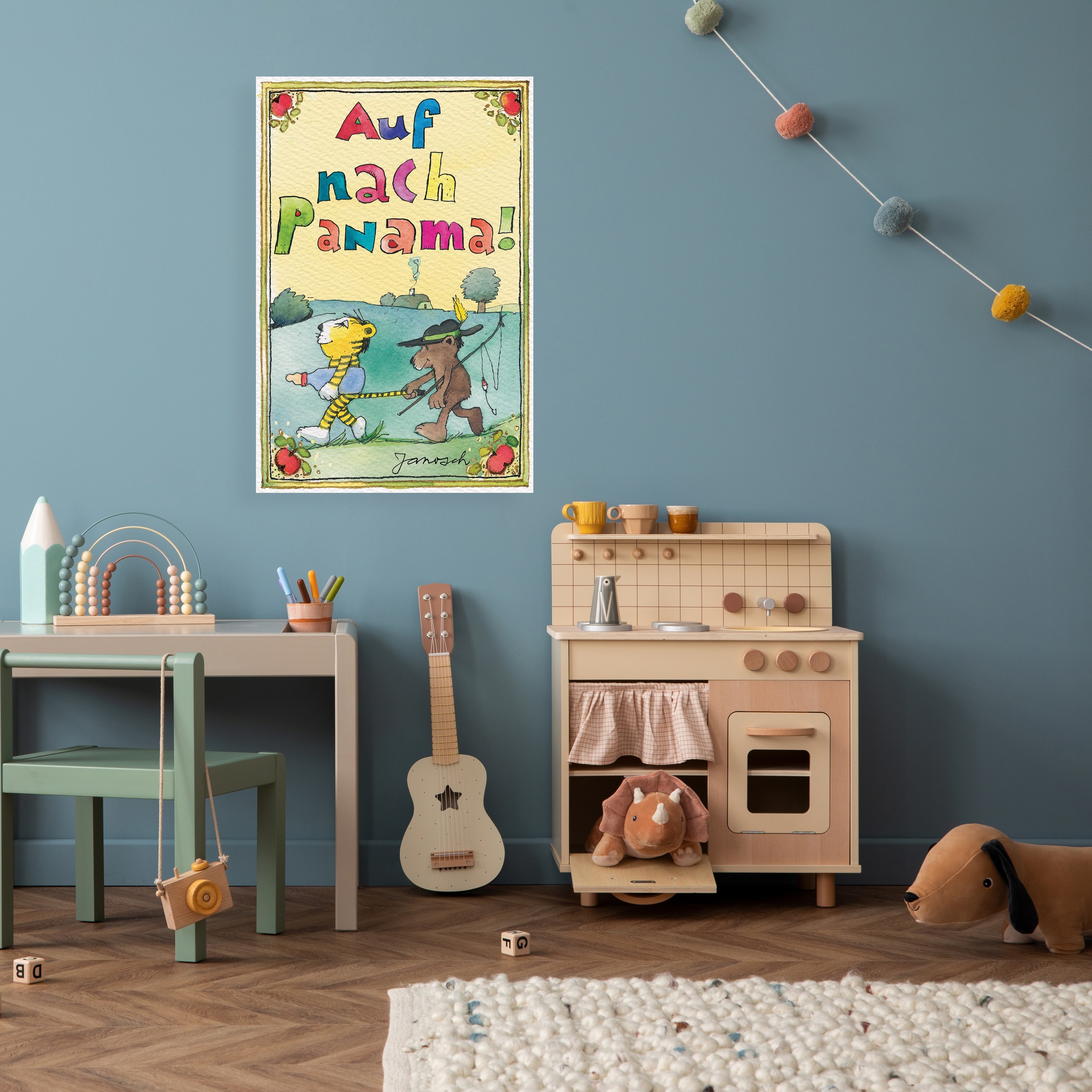 LuckyLinde Leinwandbild »Auf nach Panama!«, (1 St.), Exklusive JANOSCH Kindermotive
