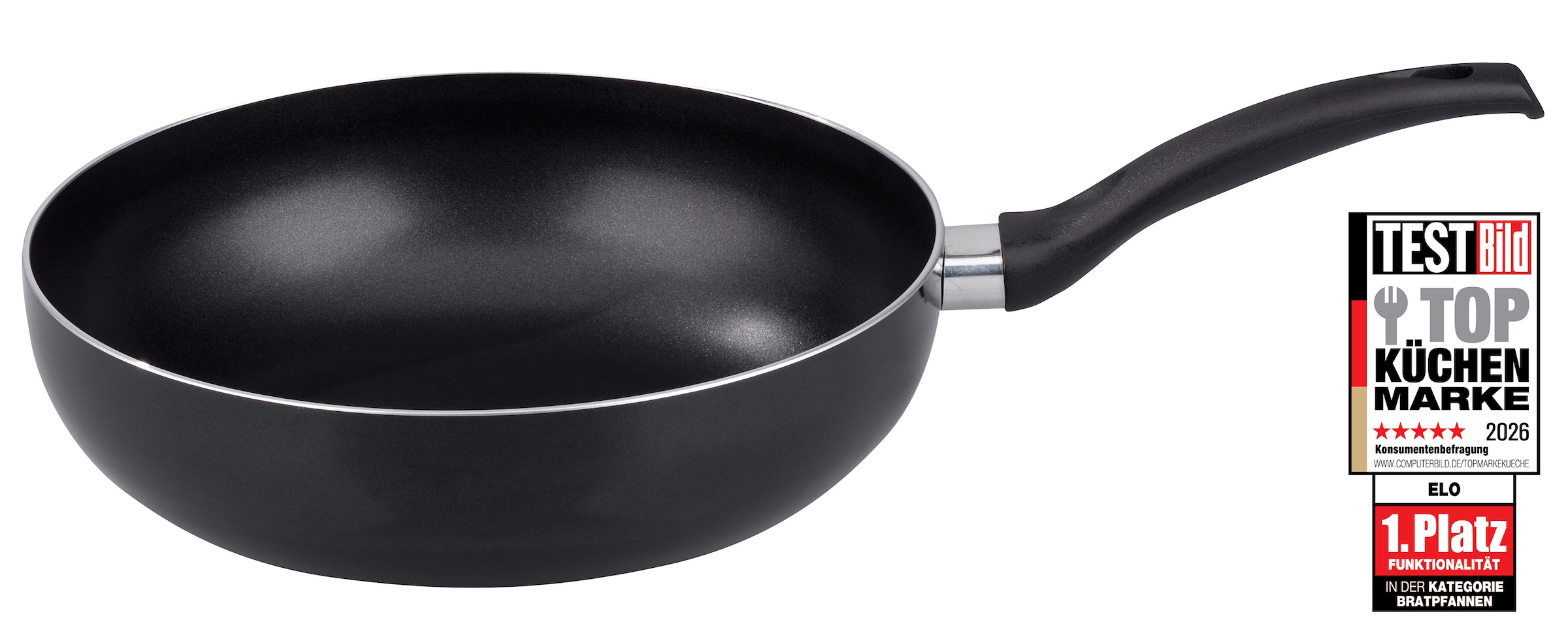 Elo Wok "Ducto Wok- und Pastapfanne" Aluminium 1 Stk. tlg. Induktion