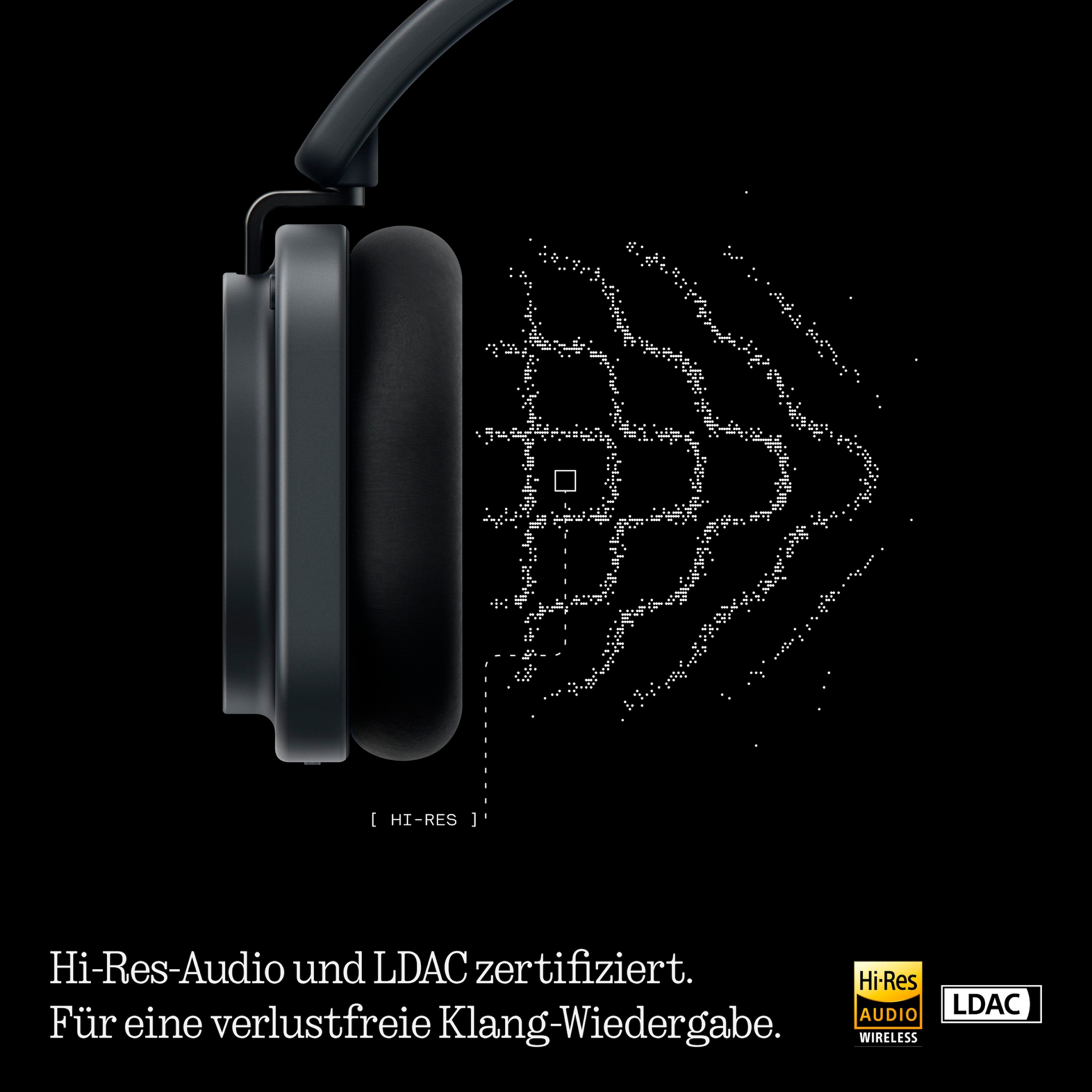 NOTHING Over-Ear-Kopfhörer »Headphone (1) Pro« Bluetooth Active Noise Cancelling (ANC)
