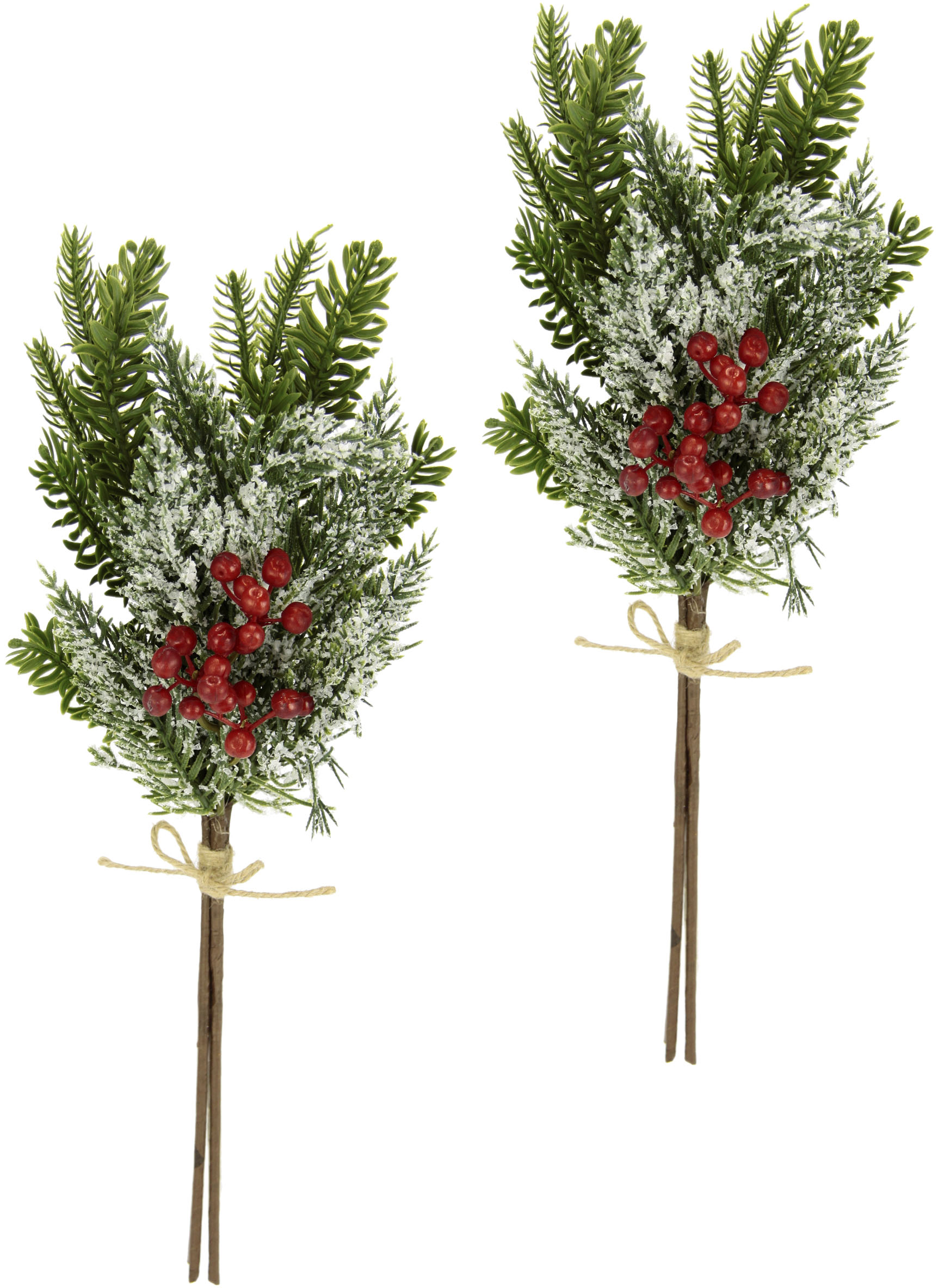 kaufen auf Kunstpflanze Winterliche »Weihnachtsdeko«, mit deco Creativ Zapfen Raten Hängezweig
