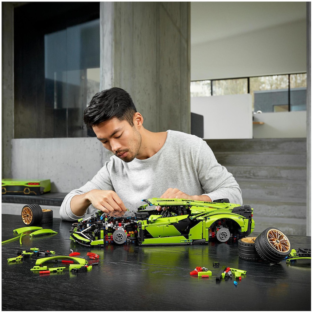 LEGO® Konstruktionsspielsteine »Lamborghini Sián FKP 37 (42115), LEGO® Technic«, (3696 St.), Made in Europe