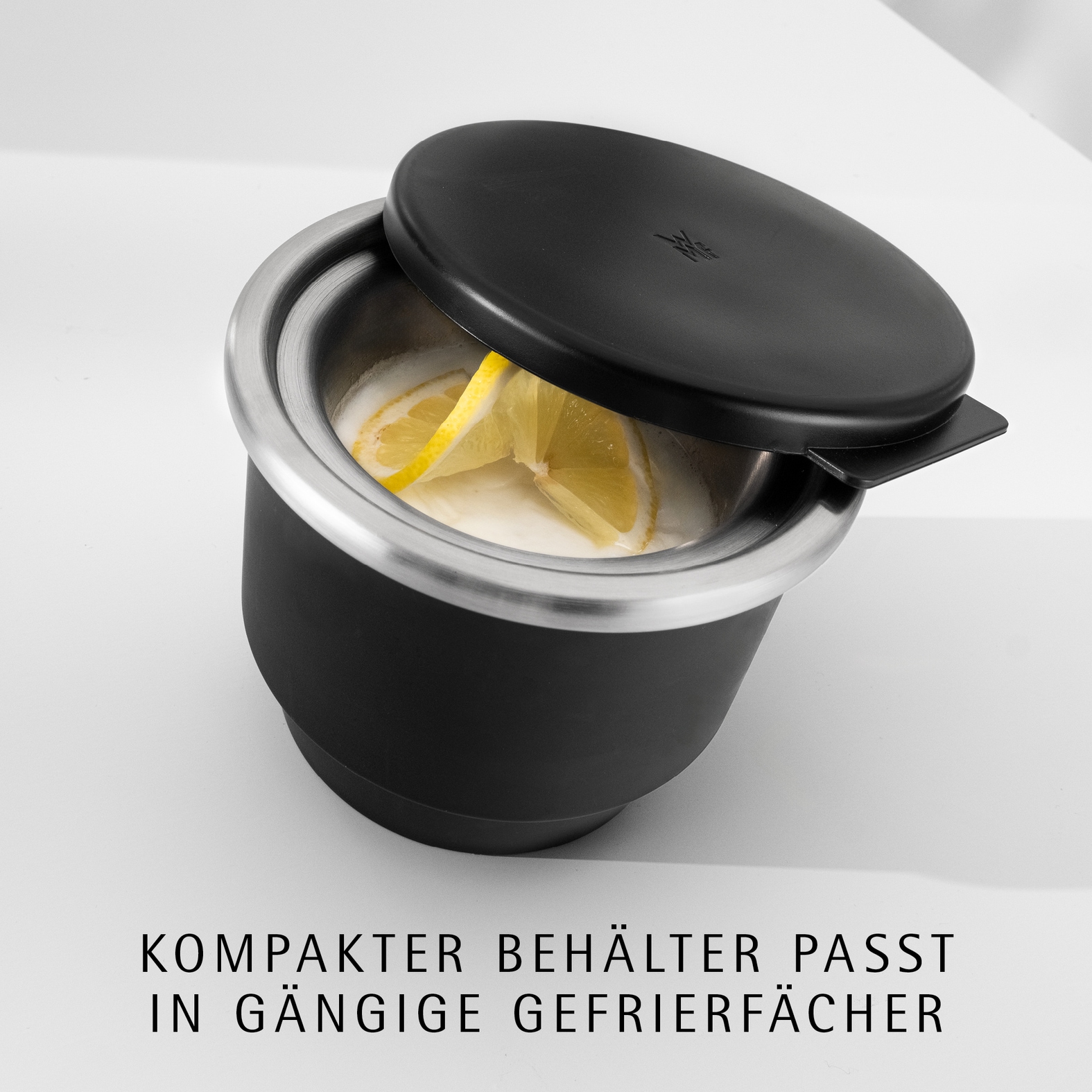 WMF Eismaschine »KÜCHENminis® 3-in-1 Eiscreme/Frozen Yogurt/Sorbet, Eiswürfelbehälter« 0,3 l 12 W mit Timer für flexible Zubereitung, spülmaschinengeeignete Teile