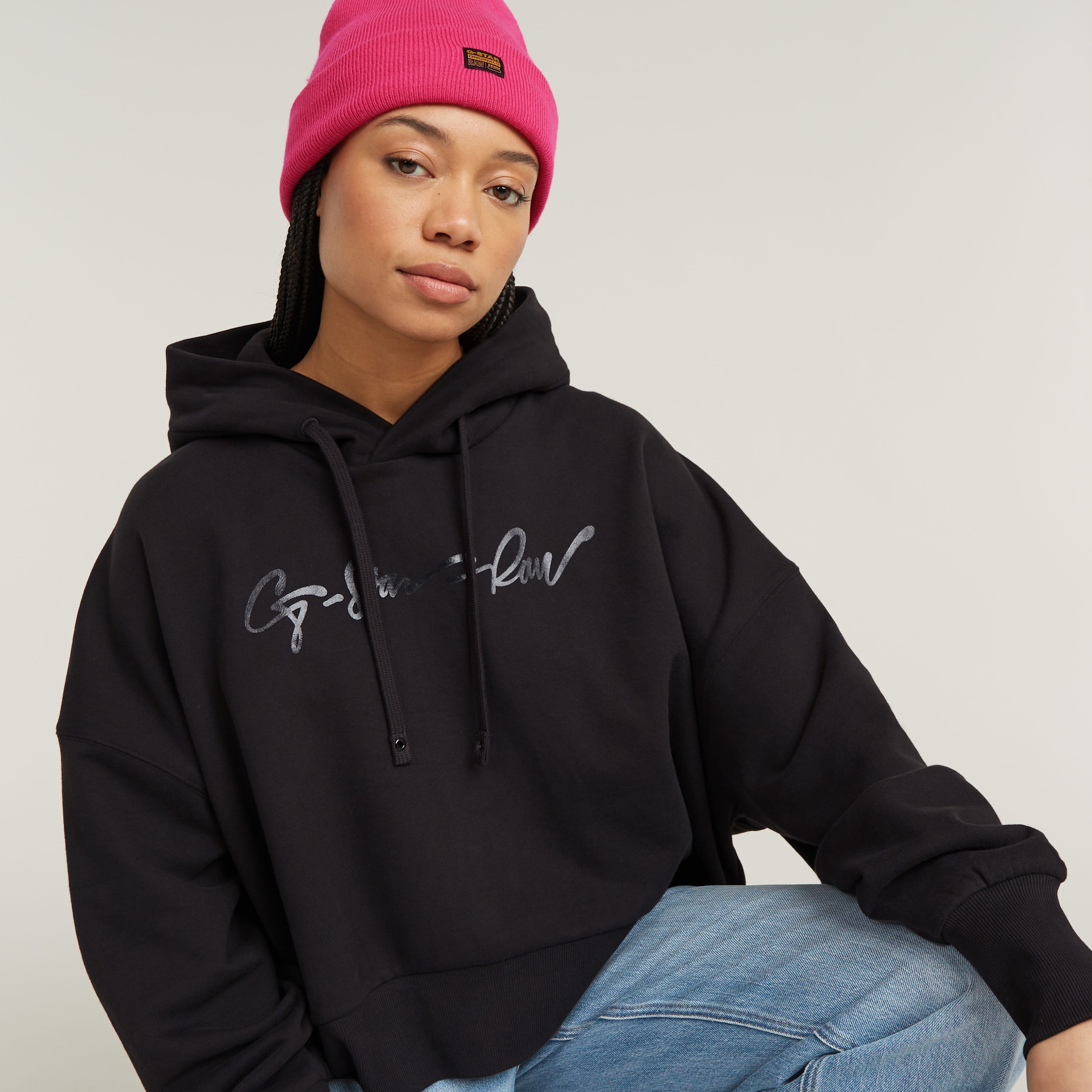 G-STAR Kapuzensweatshirt »G-Script ovs«